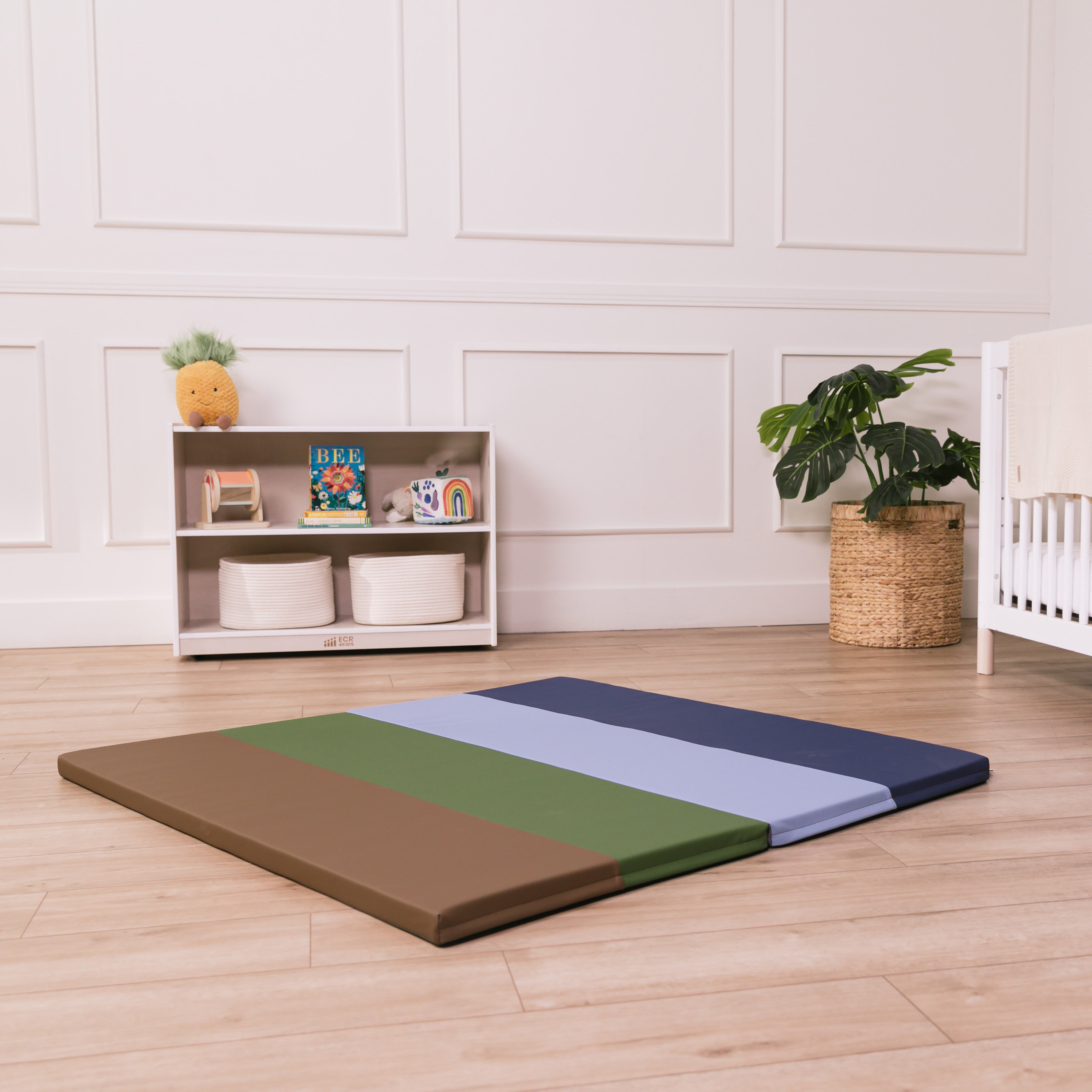 4-Section Rainbow Runway Activity Mat