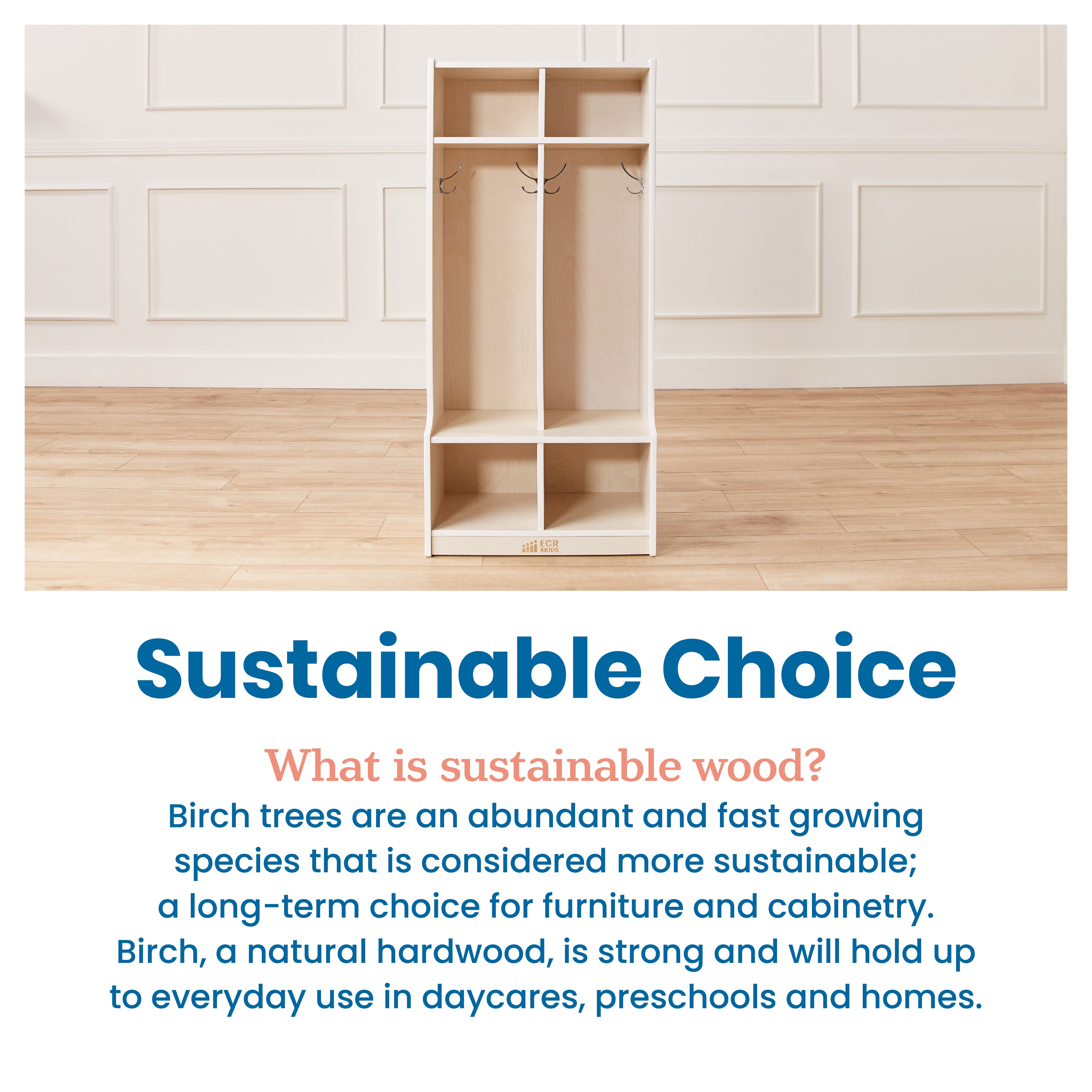 2-Section Coat Locker with Bench