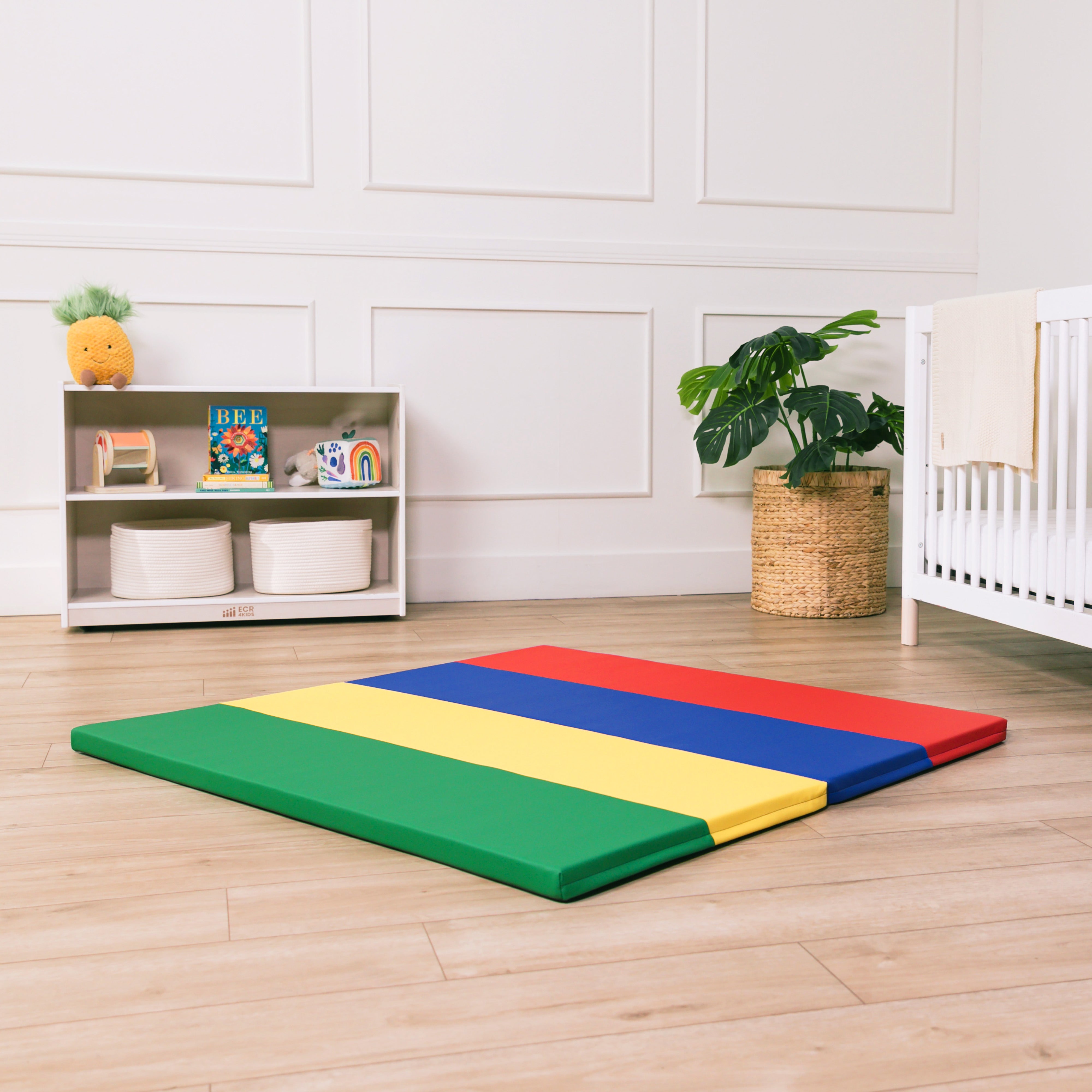 2-Shelf Mobile Storage Cabinet