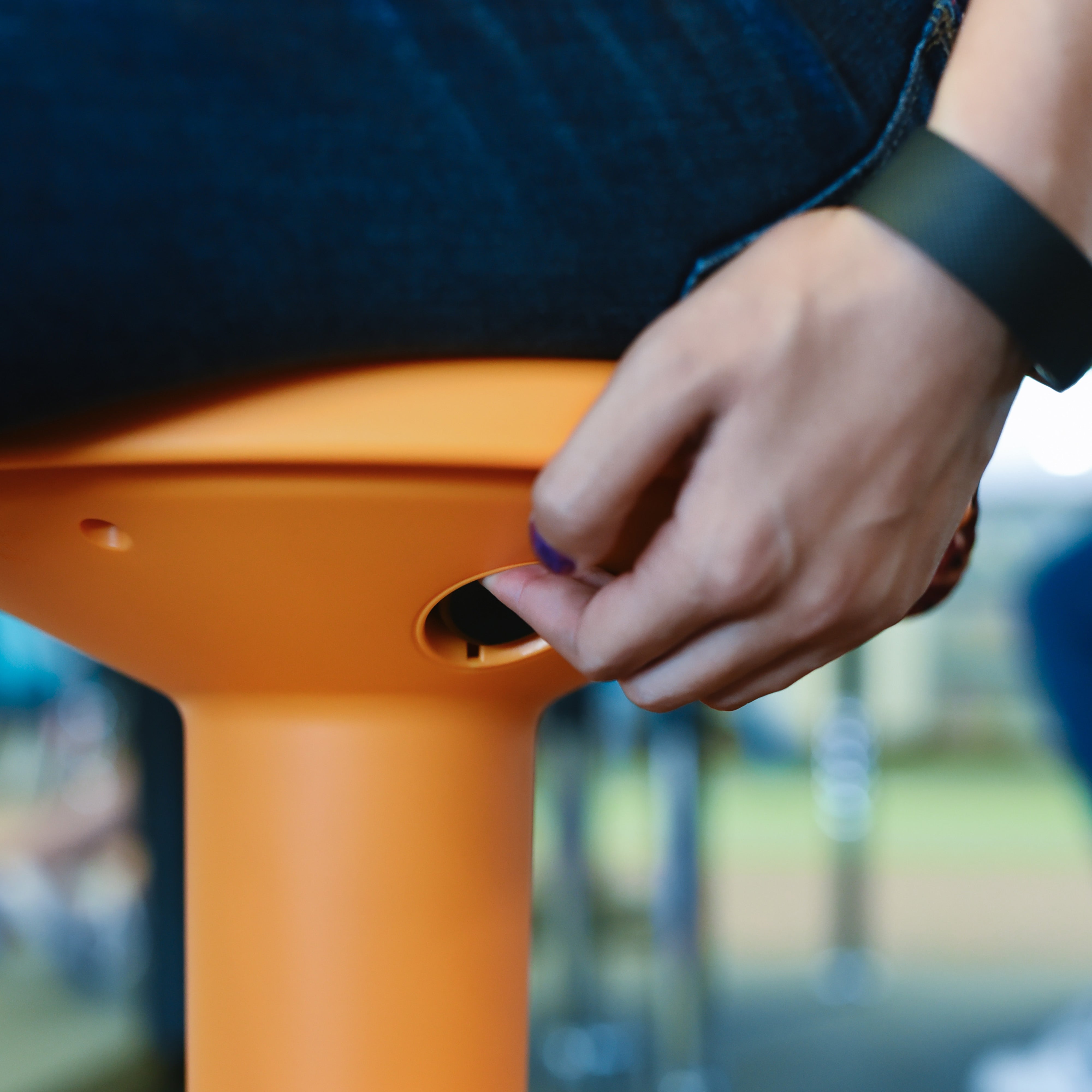 SitWell Wobble Stool, Adjustable Height