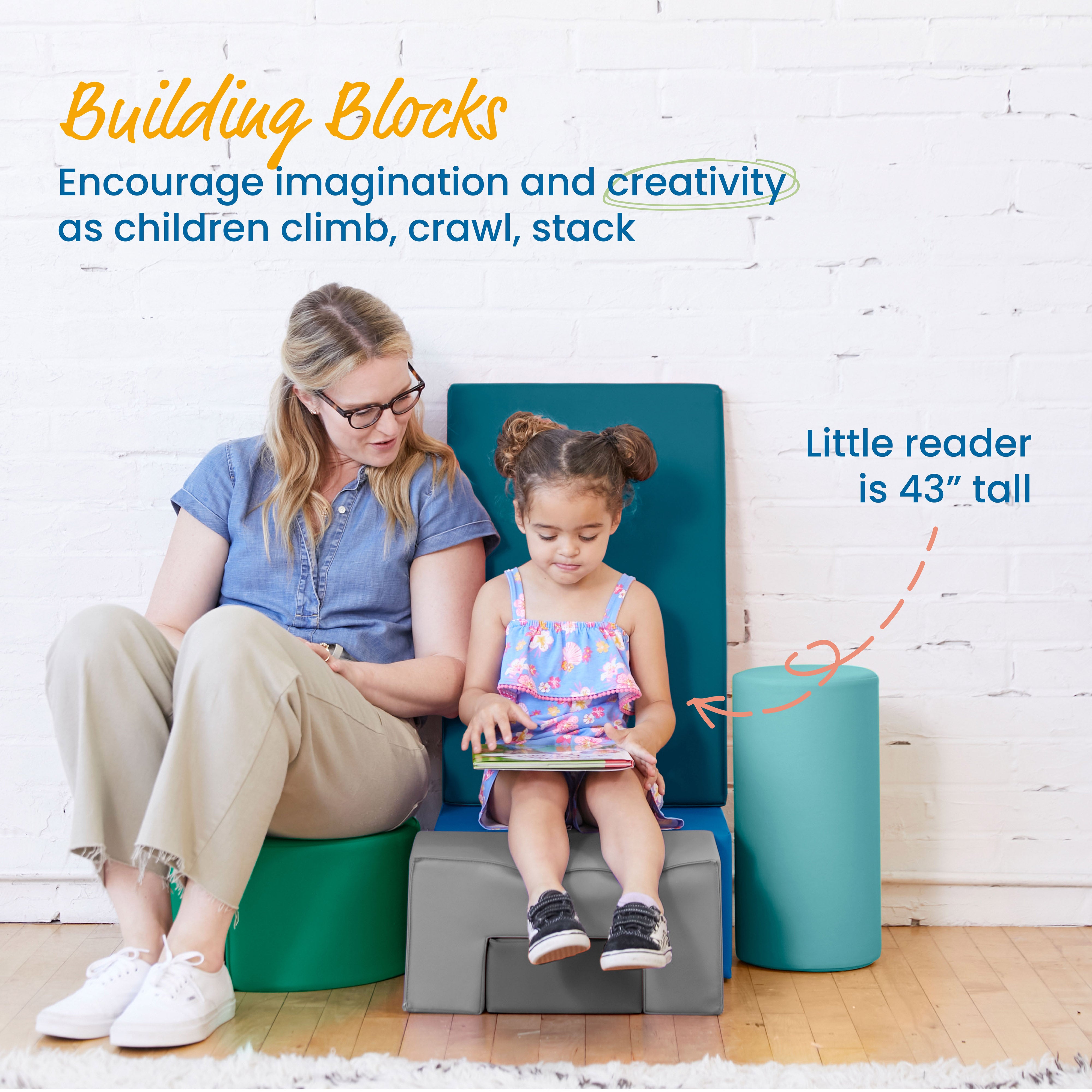 SoftZone Crawl and Climb Playtime Playset, 6-Piece