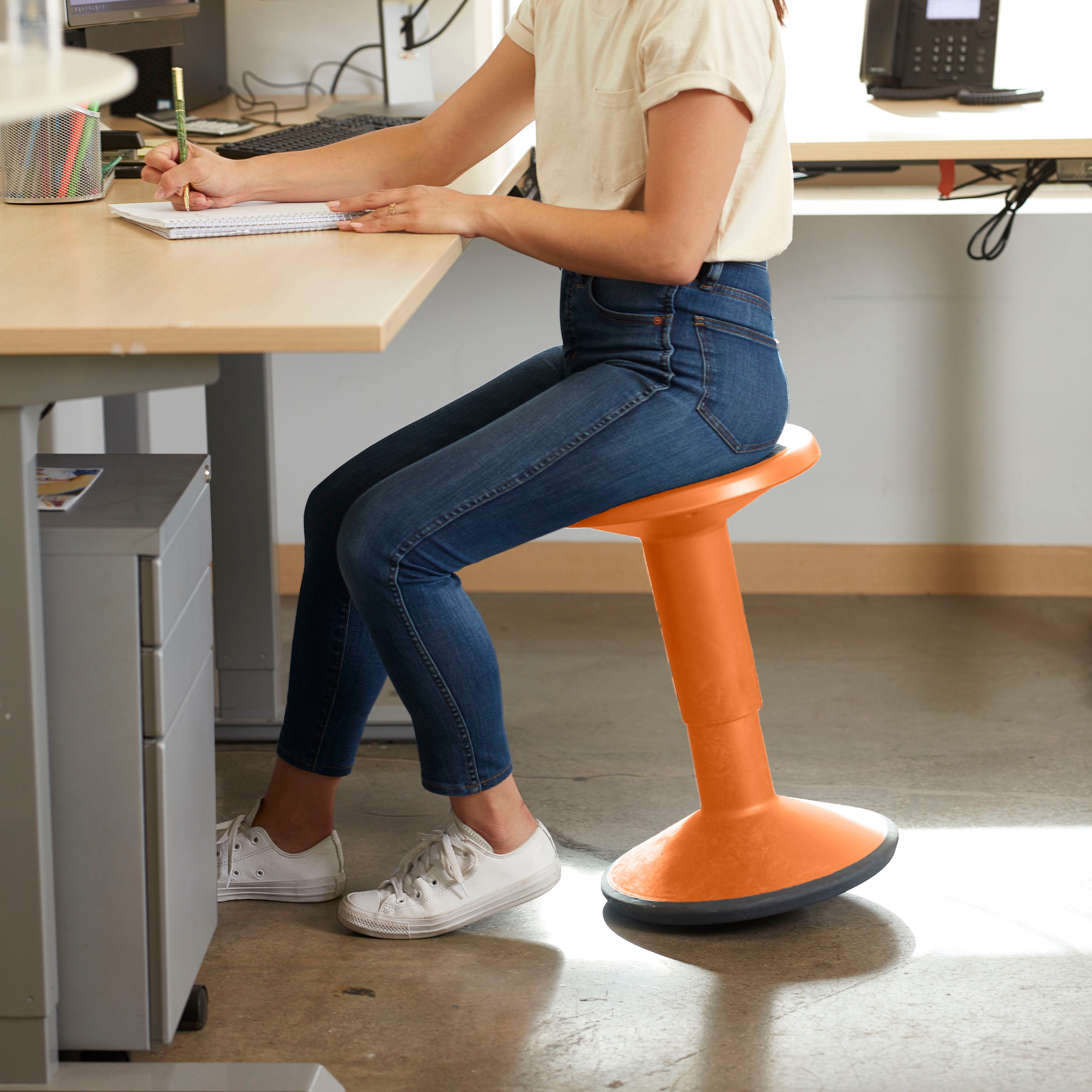 SitWell Wobble Stool, Adjustable Height