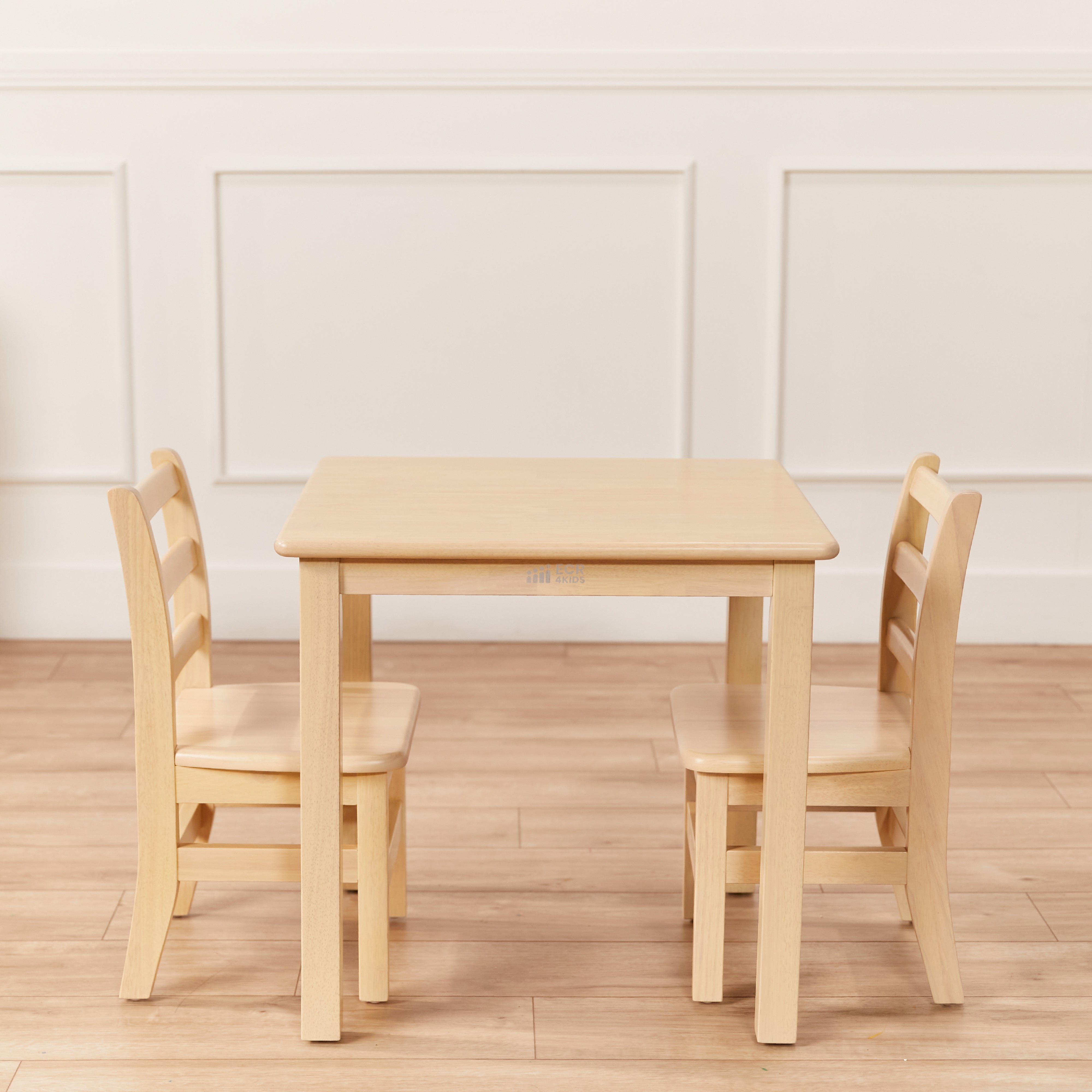 24in Square Hardwood Table with 22in Legs
