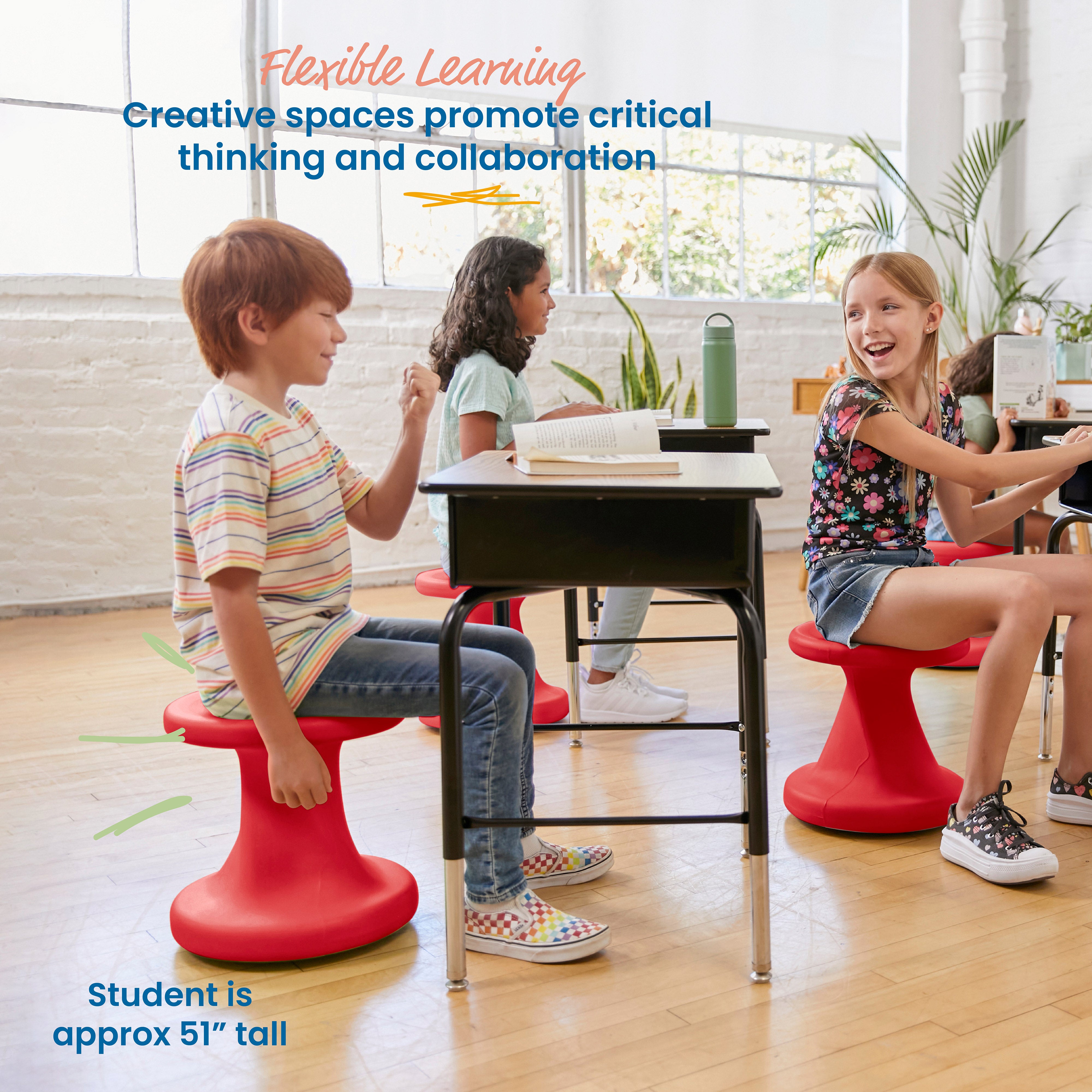 Twist Wobble Stool, 14in Seat Height