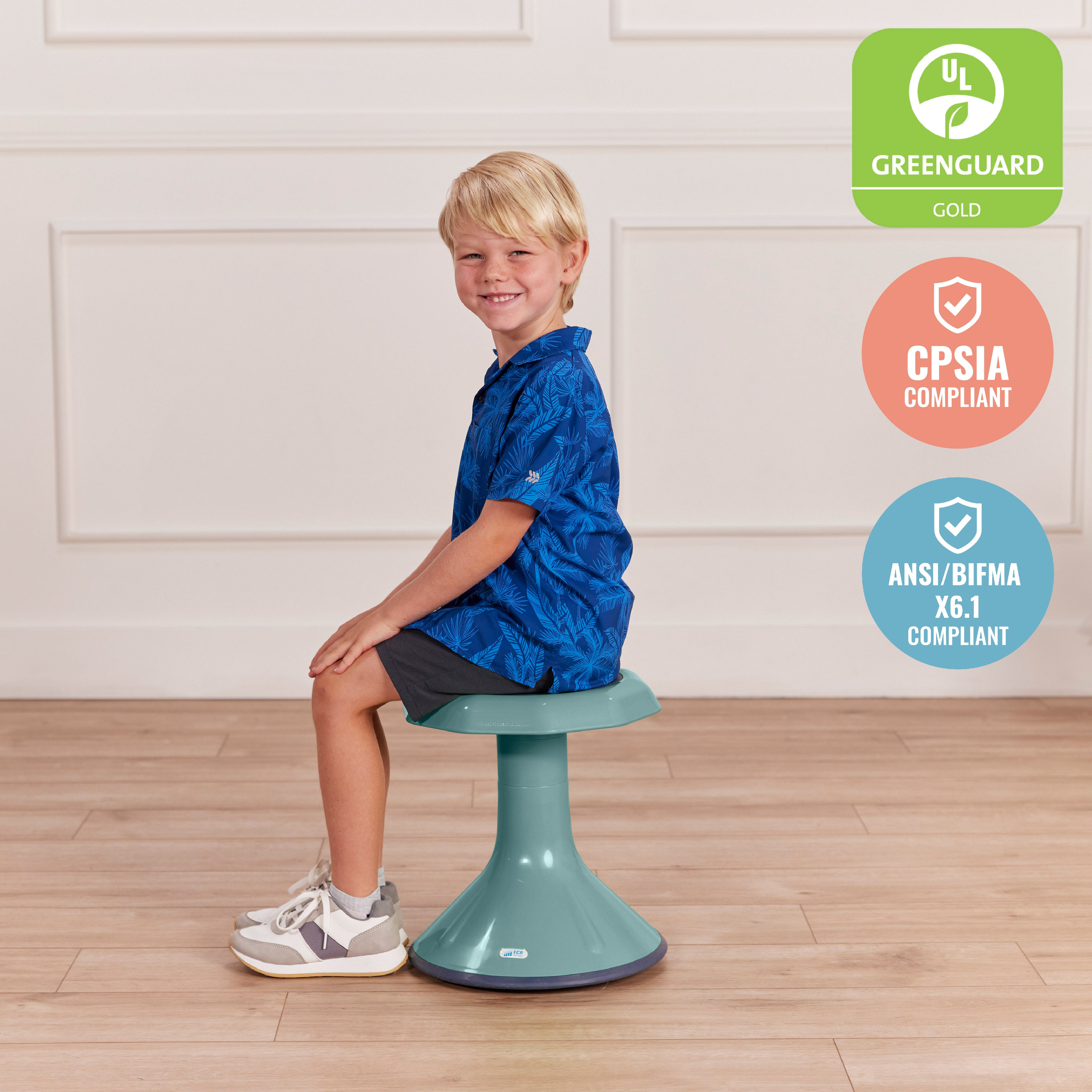 ACE Active Core Engagement Wobble Stool, 15-Inch Seat Height