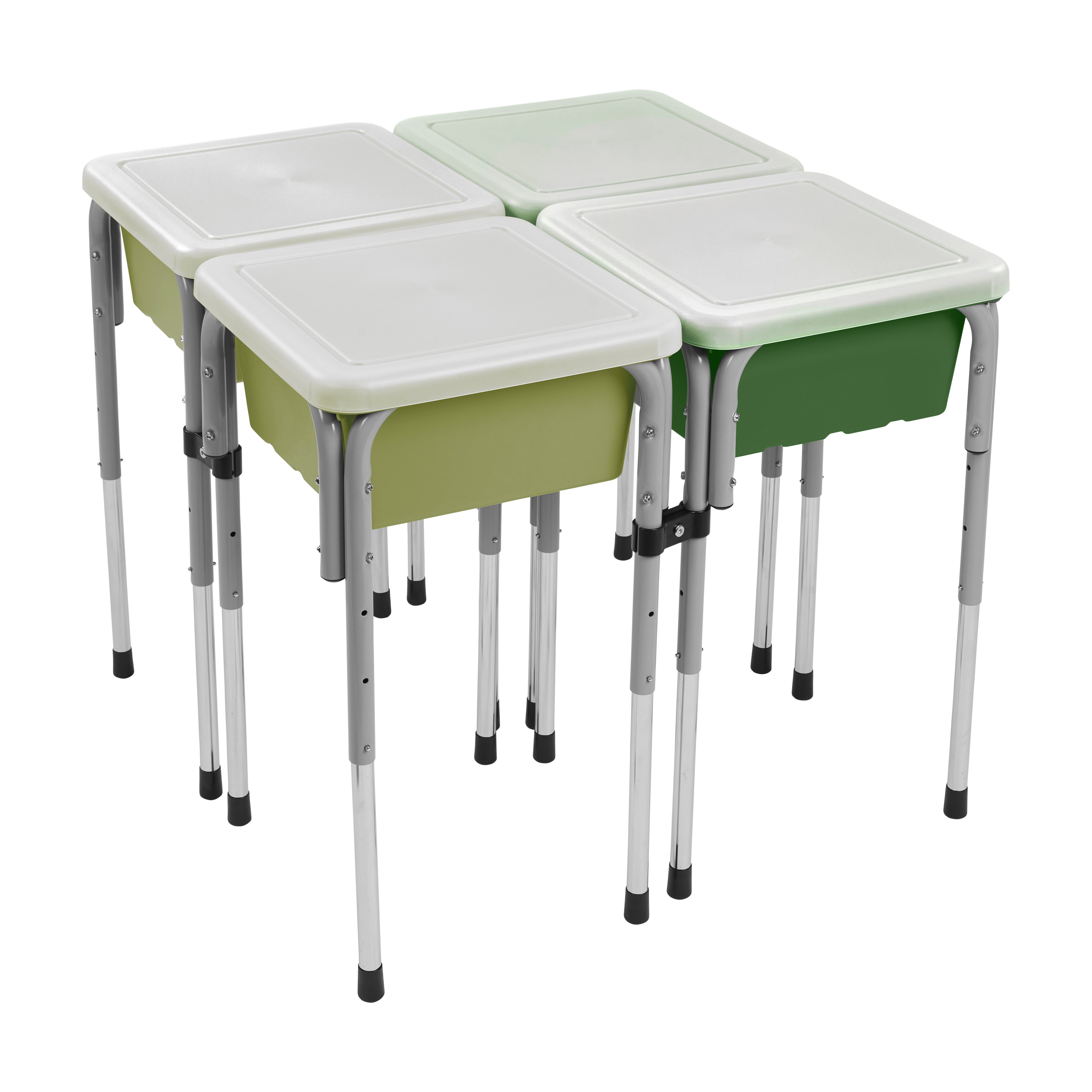 4-Station Sand and Water Adjustable Play Table
