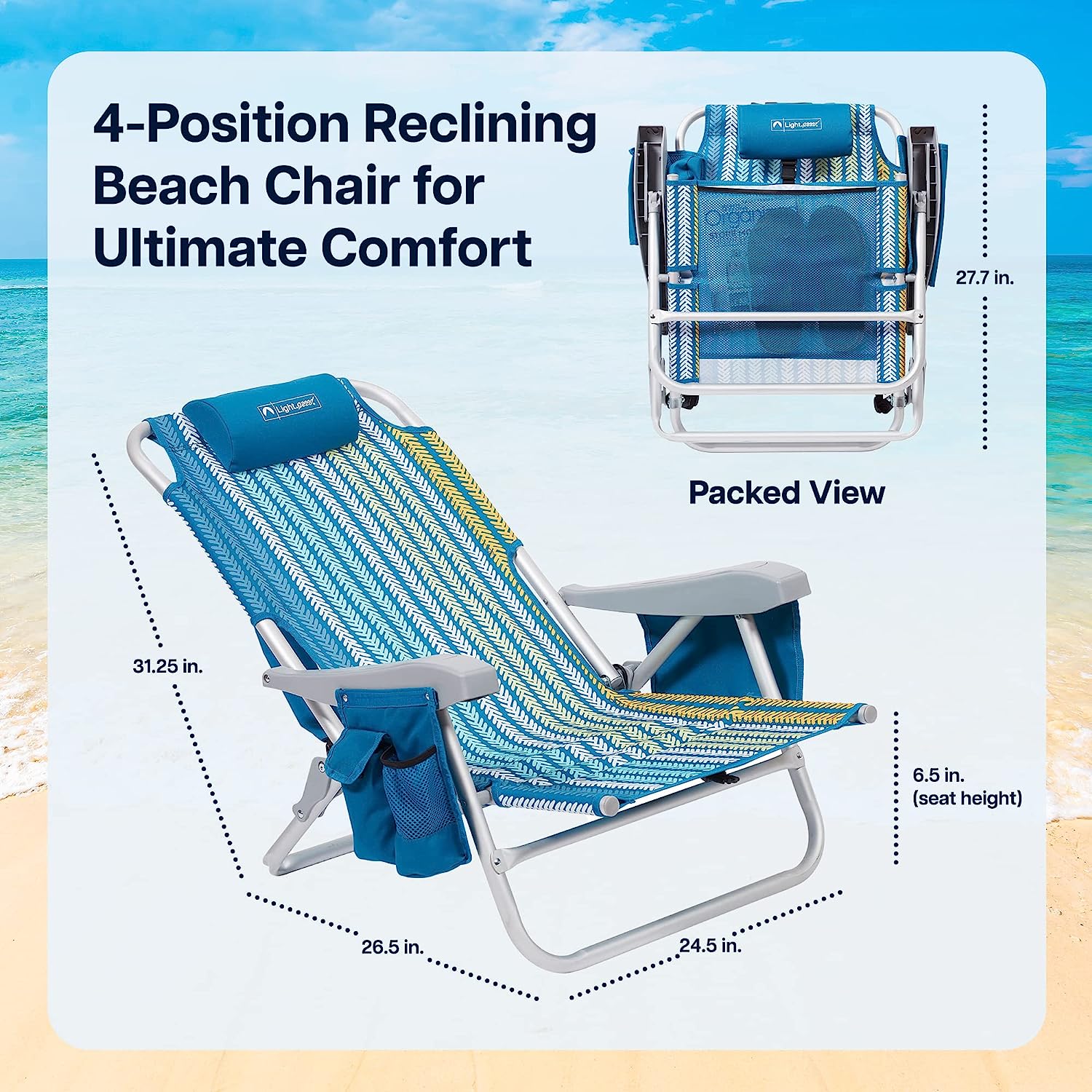 ECO Ultimate Backpack Beach Chair