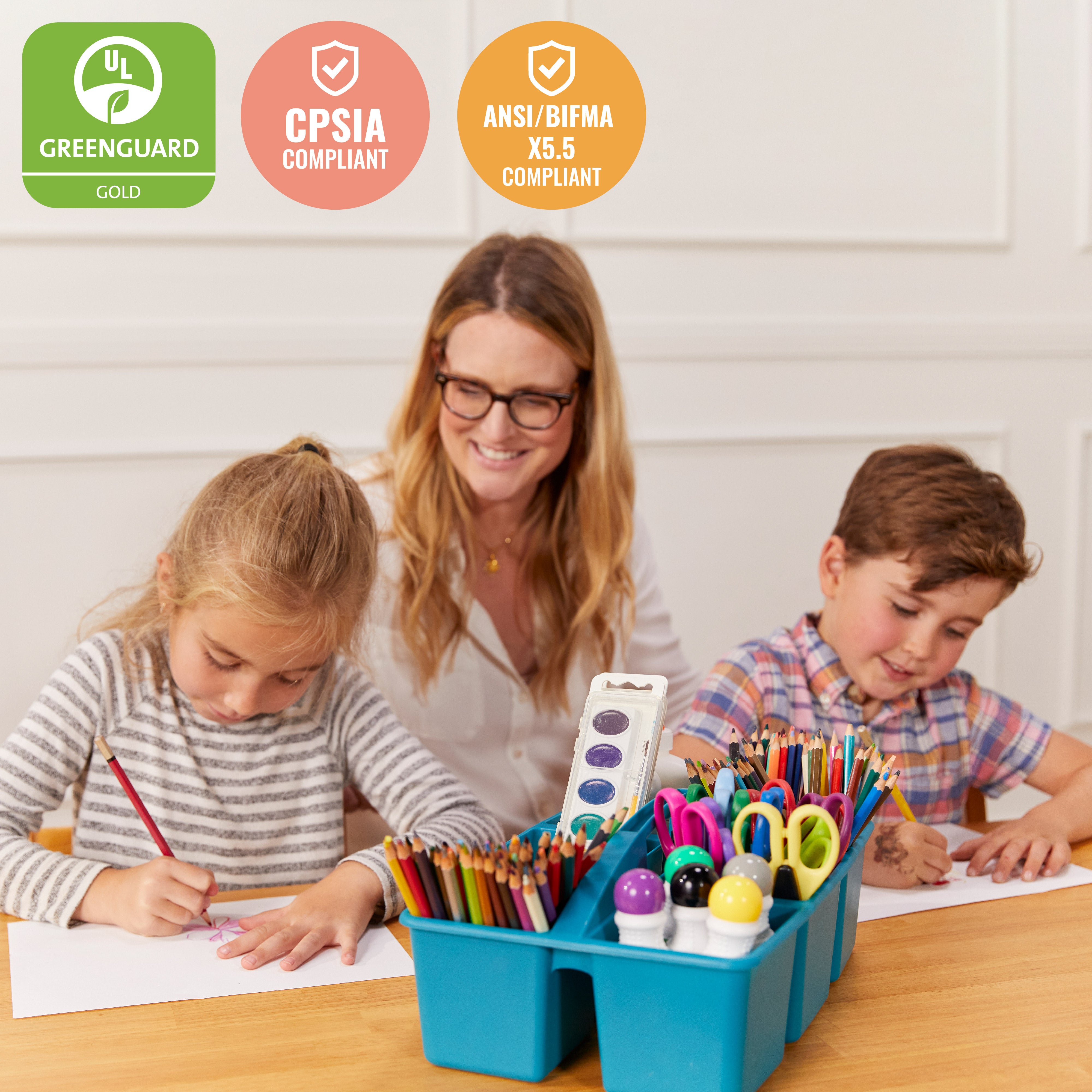 24in x 48in Rectangular Hardwood Table with 22in Legs