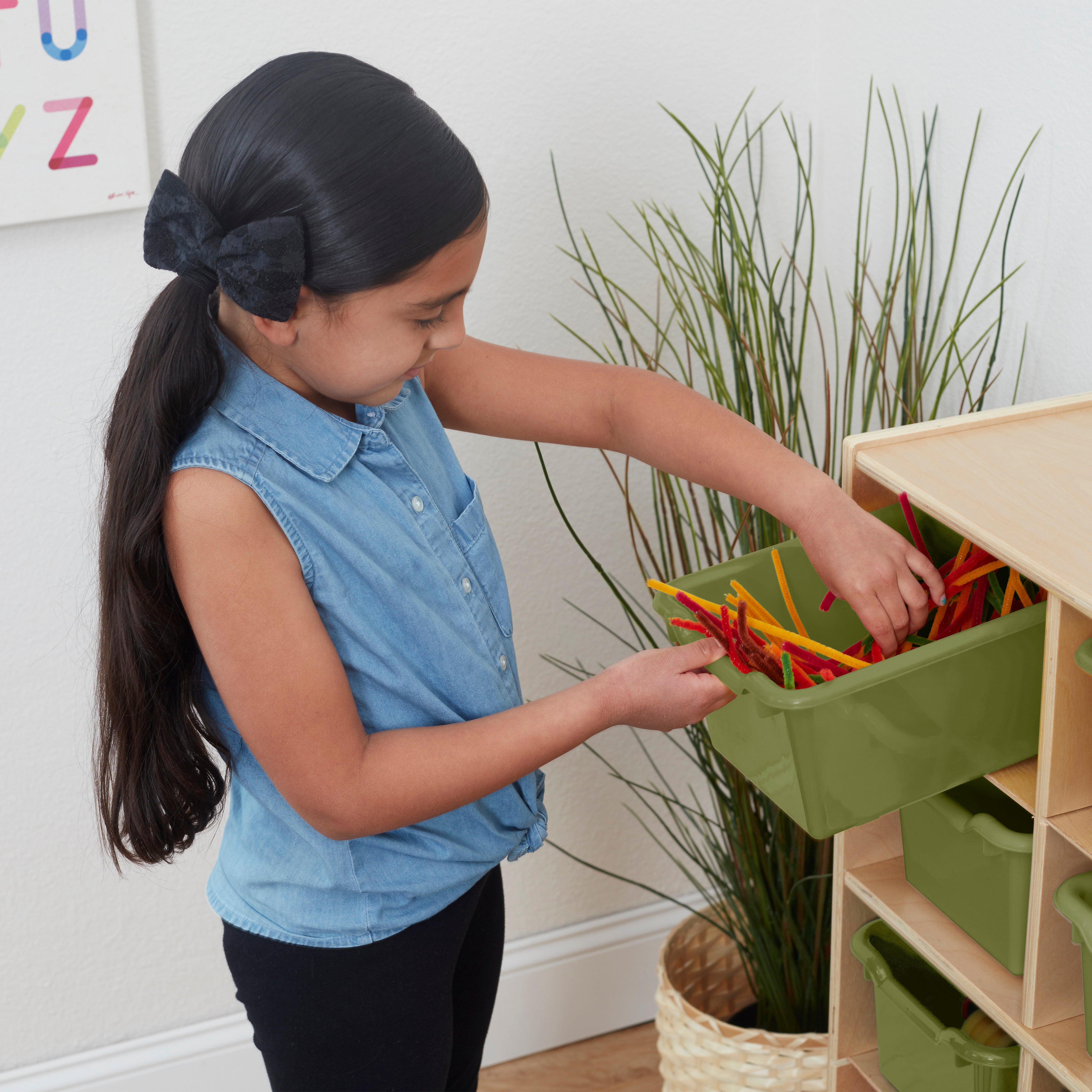 Scoop Front Storage Bin, 30-Piece