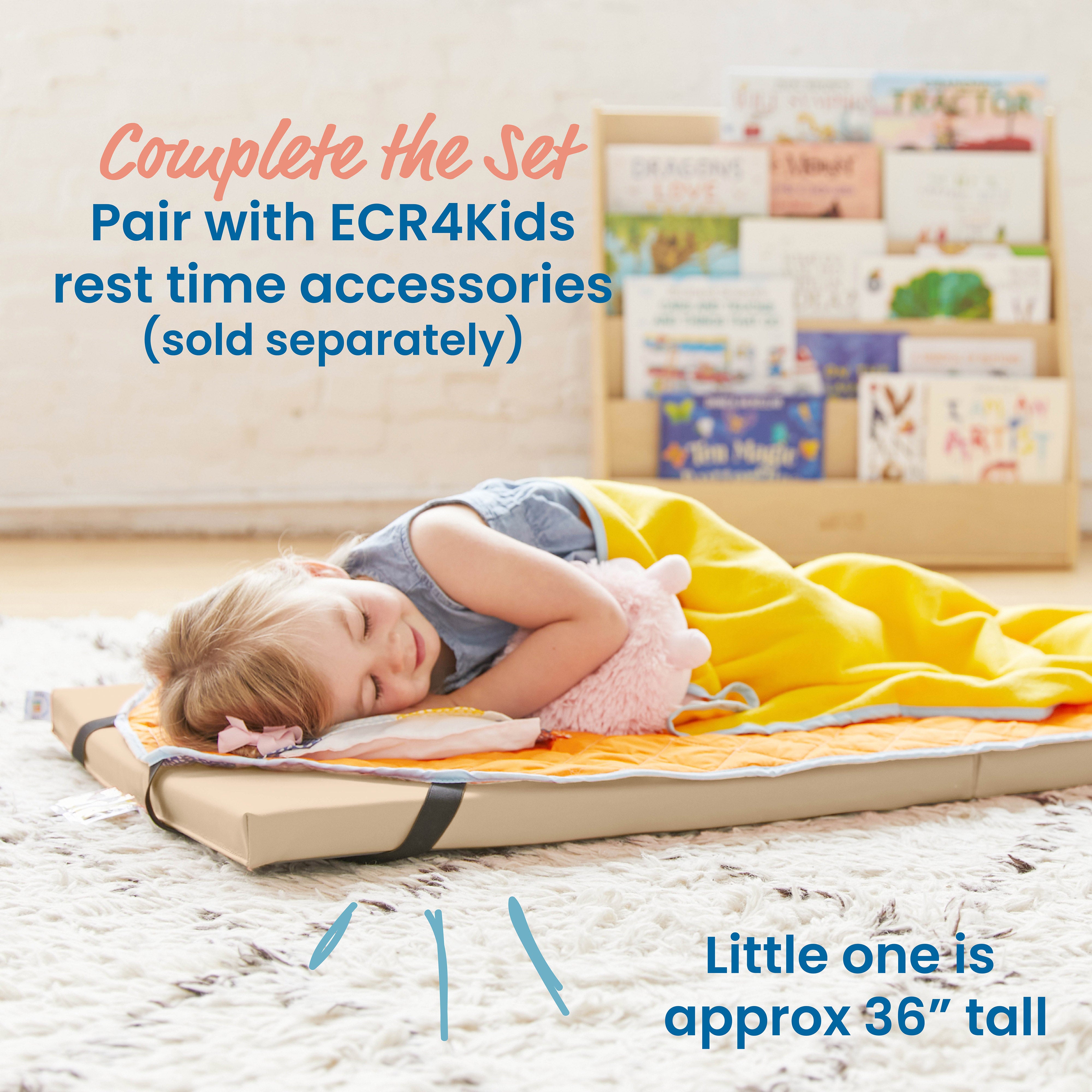 Rainbow Rest Mat with Name Tag, 5-Piece
