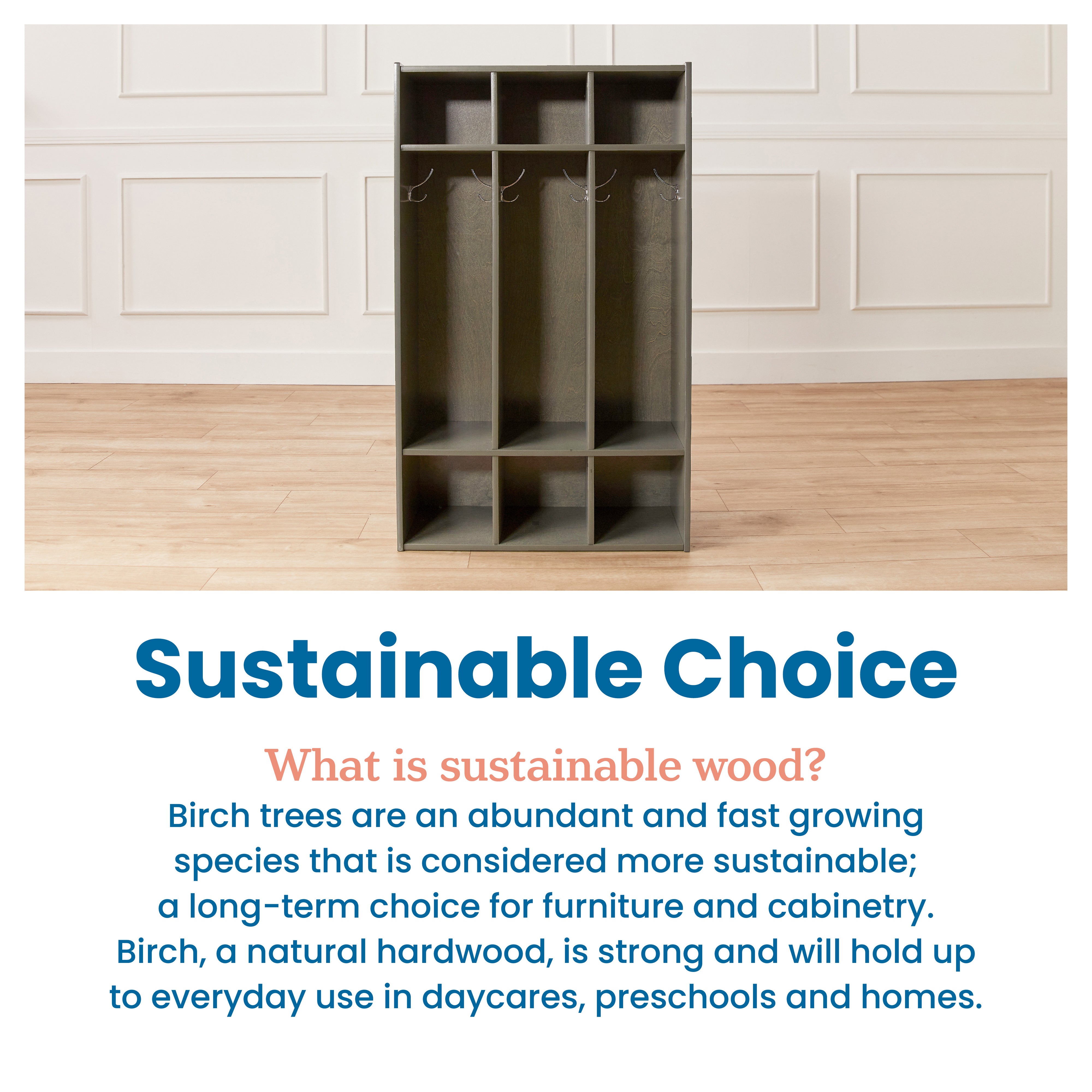 Streamline 3-Section Coat Locker