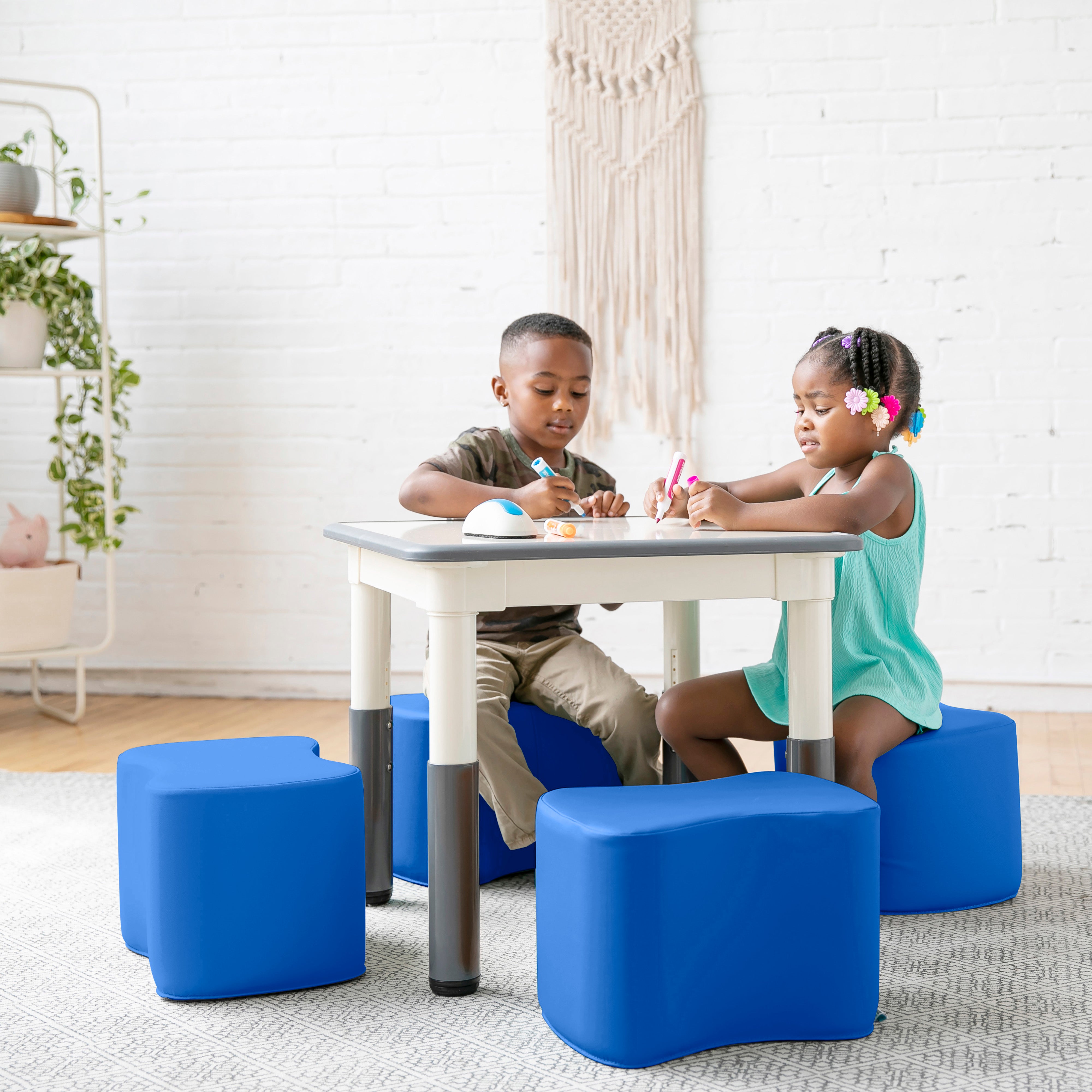 SoftZone Toddler Modular Stool Set, 2-Pack