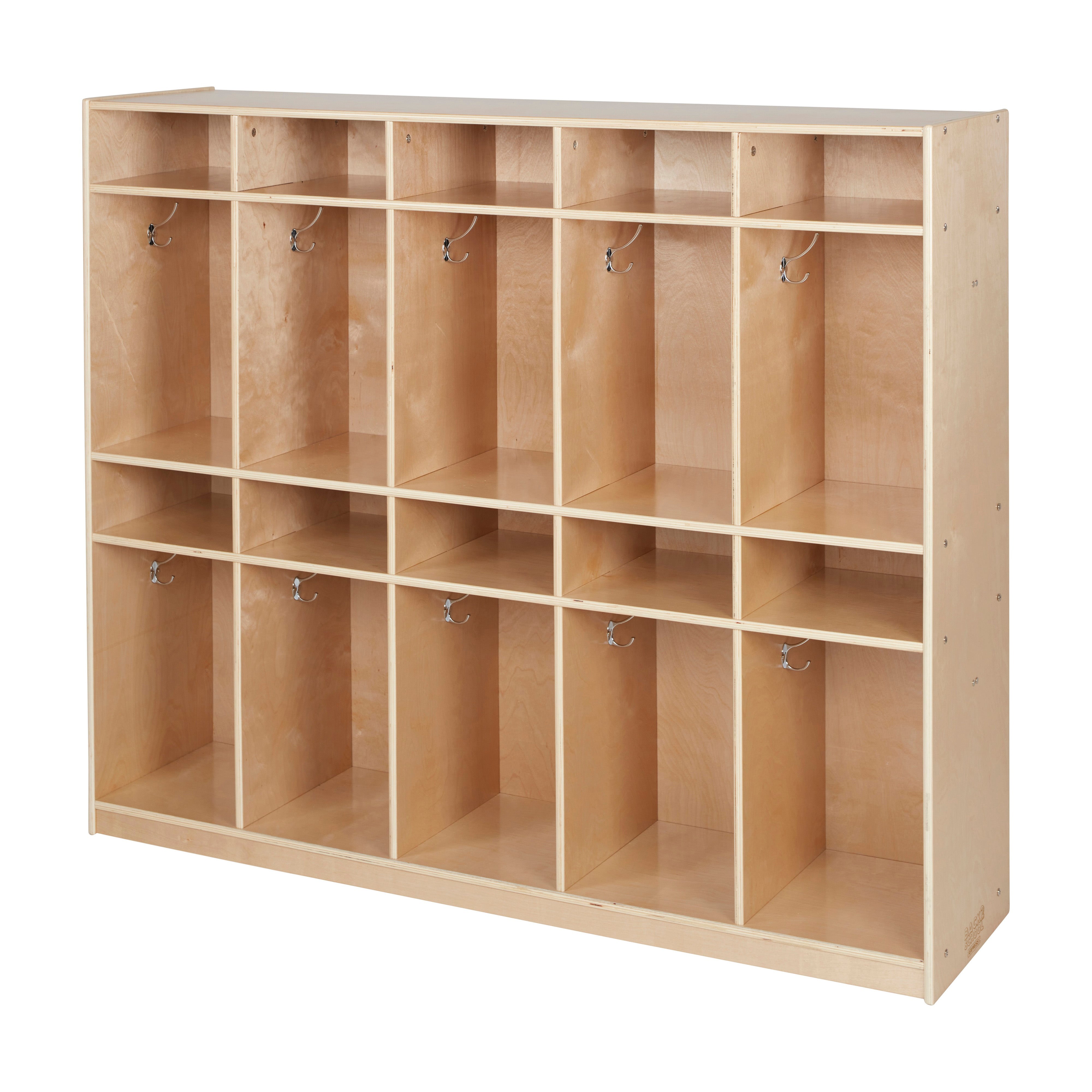 10-Section Cubby Storage Coat Locker