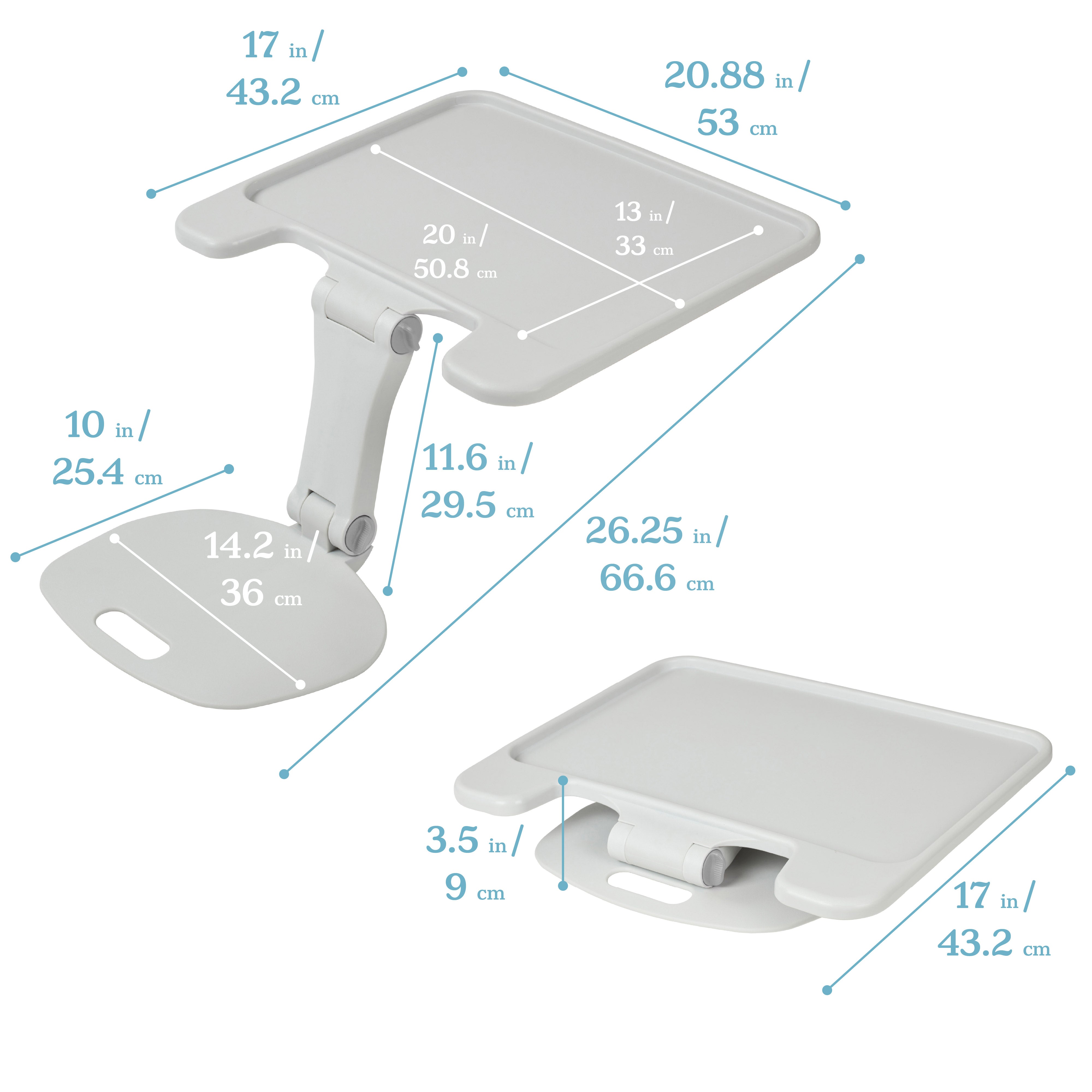 The Surf Folding Portable Lap Desk, Large