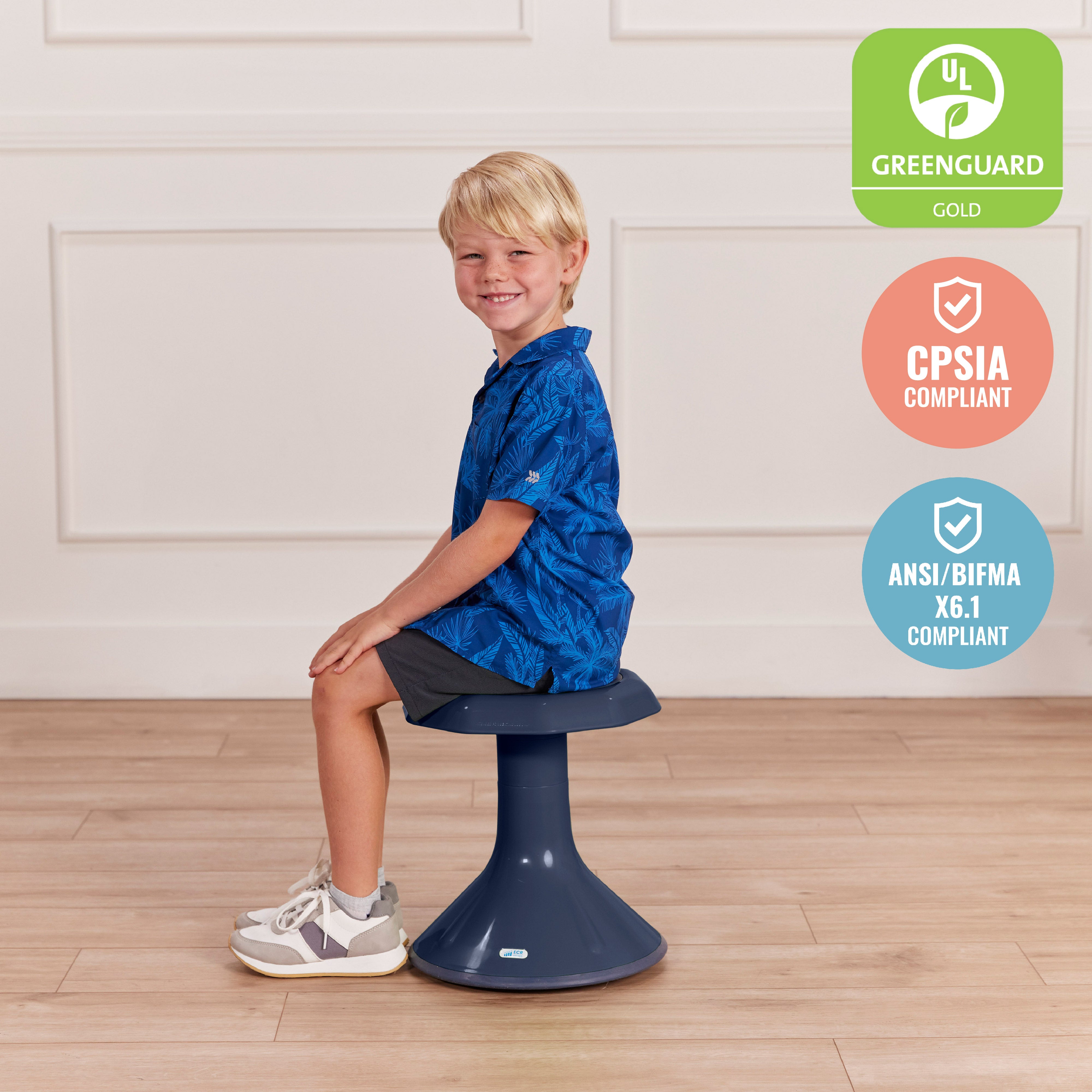 ACE Active Core Engagement Wobble Stool, 15-Inch Seat Height