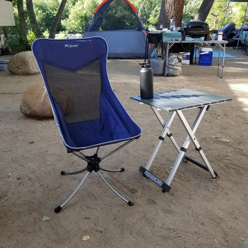Tall Swivel Camp Chair