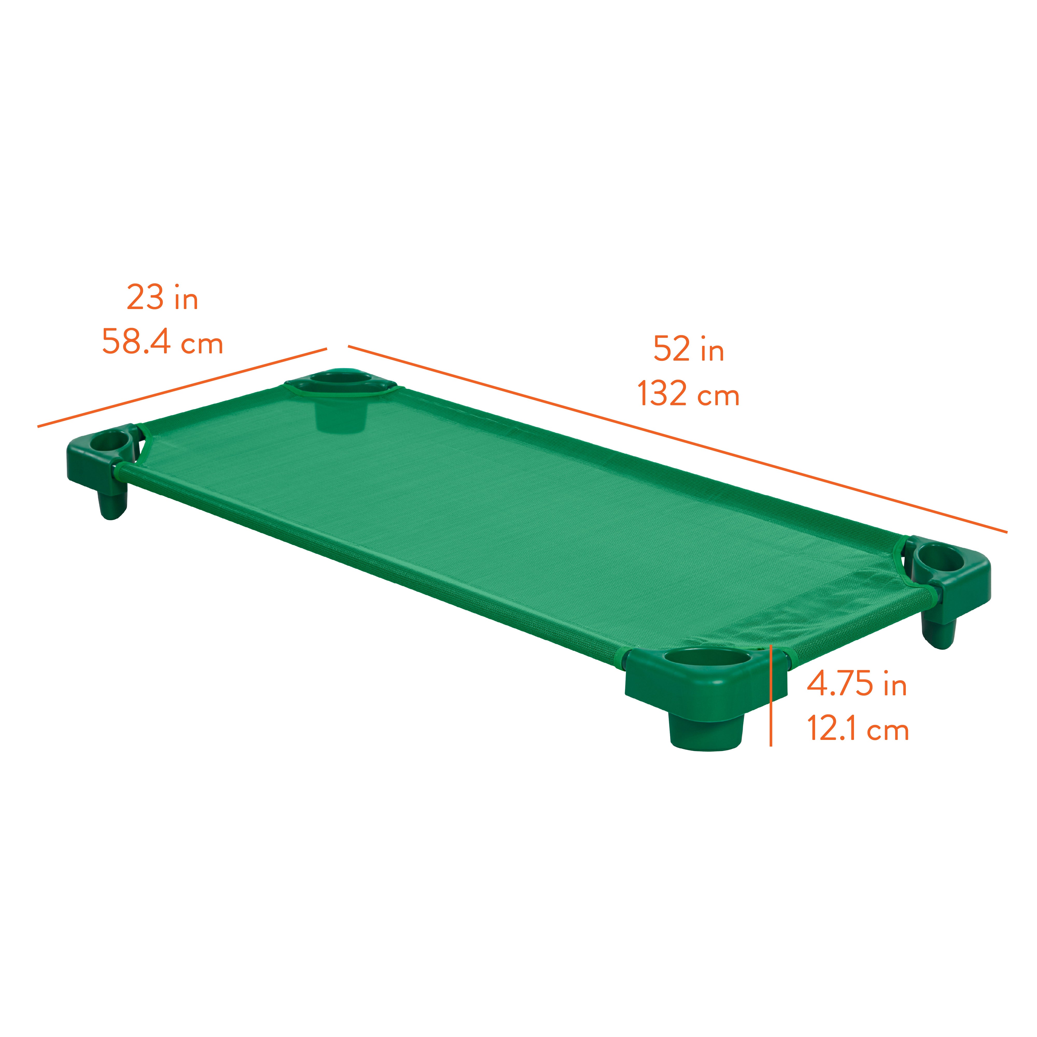 Sleepline Stackable Cots, Ready-to-Assemble, 6-Pack
