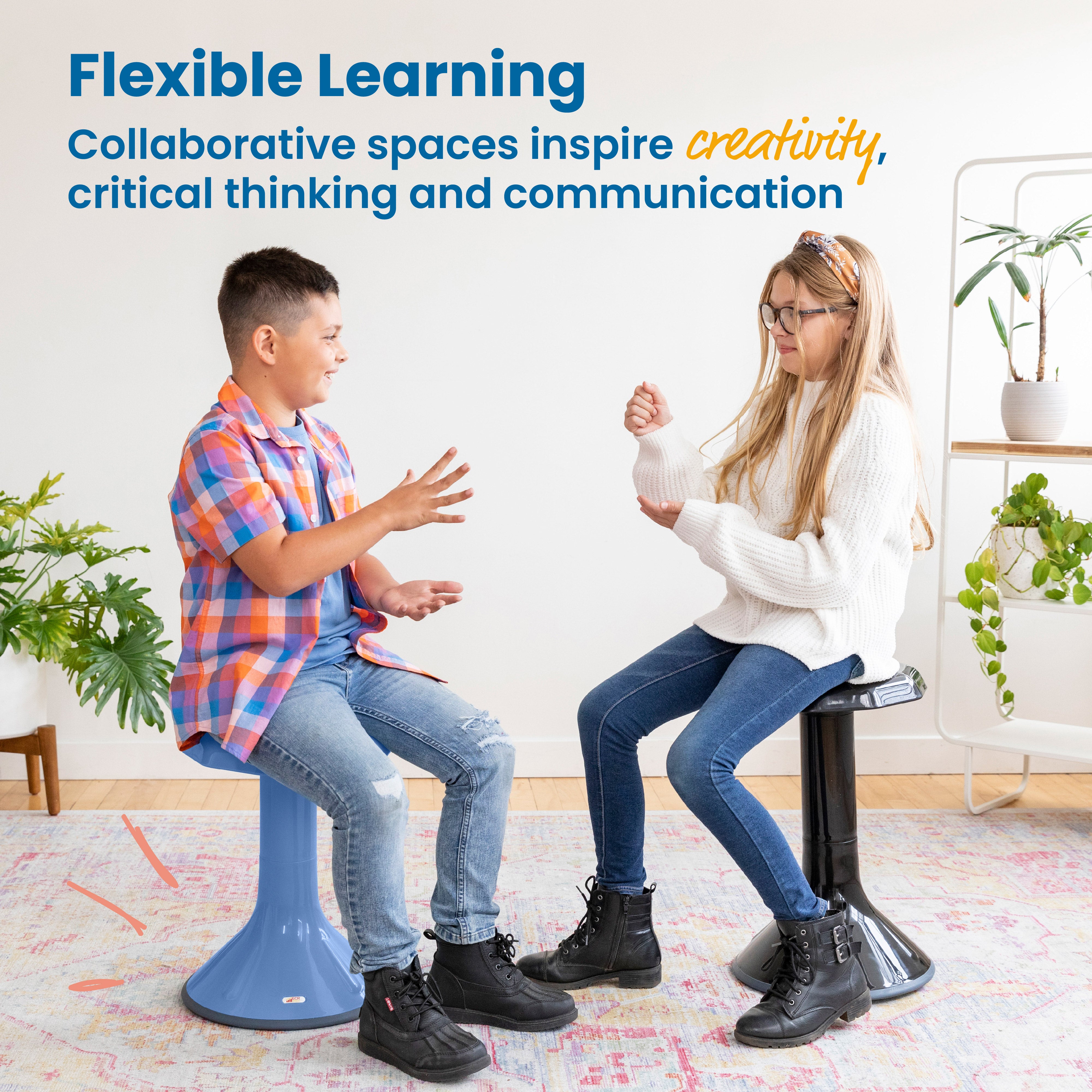 ACE Active Core Engagement Wobble Stool, 18-Inch Seat Height