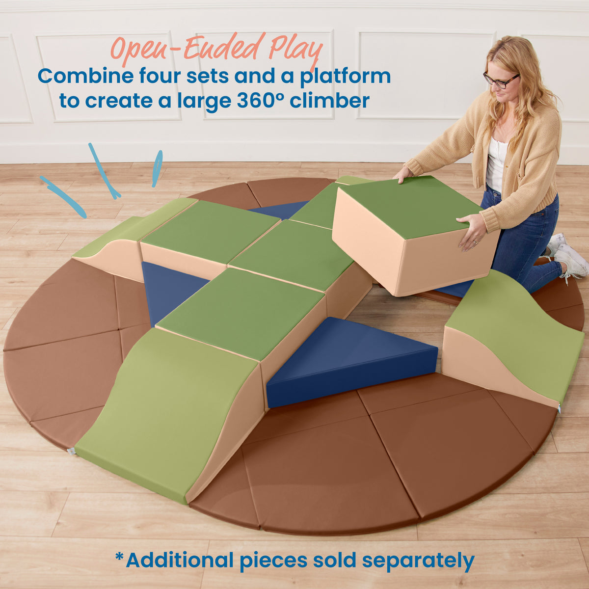 Adventurer's Summit Slide Corner Climber, 4-Piece