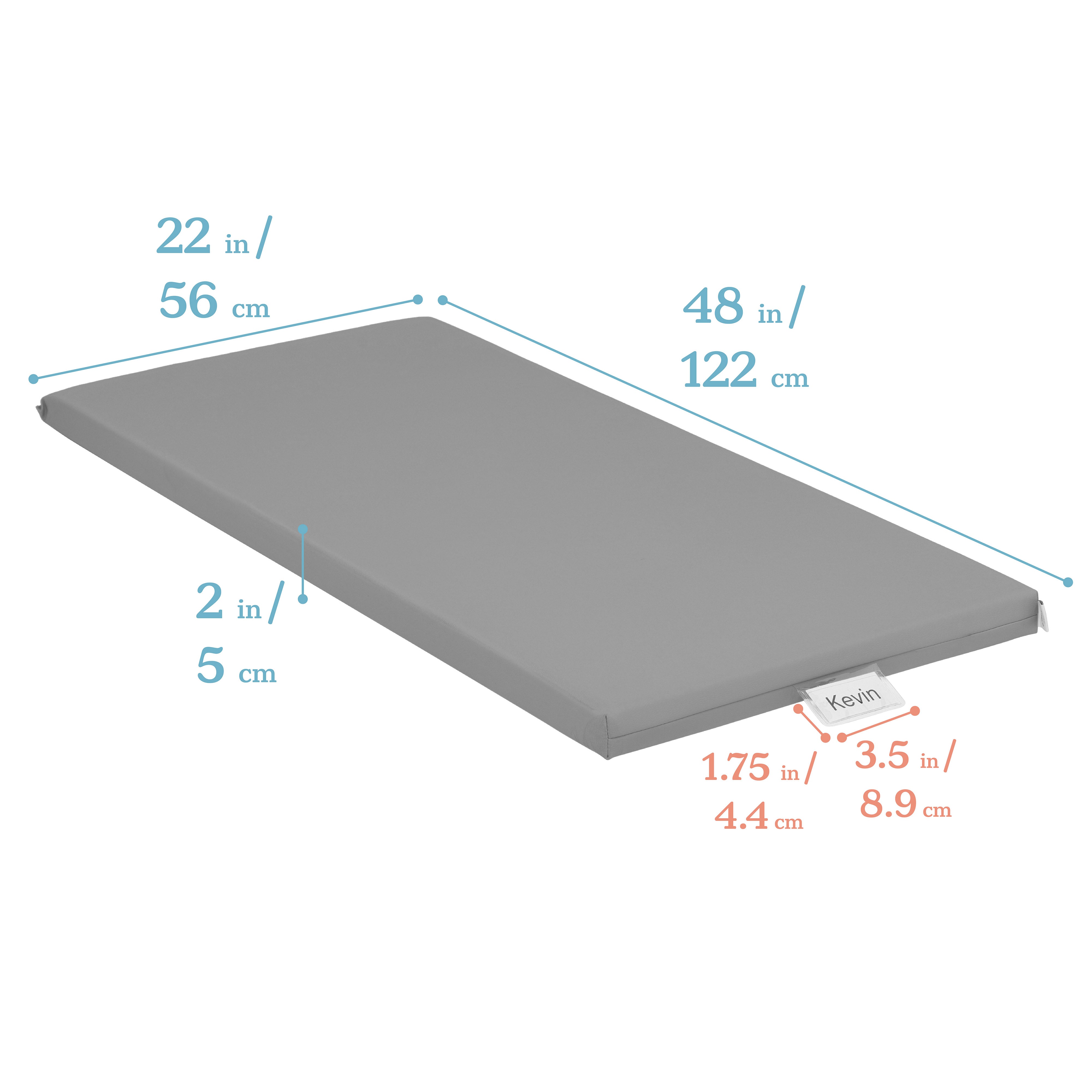 Rainbow Rest Mat with Name Tag, 5-Piece