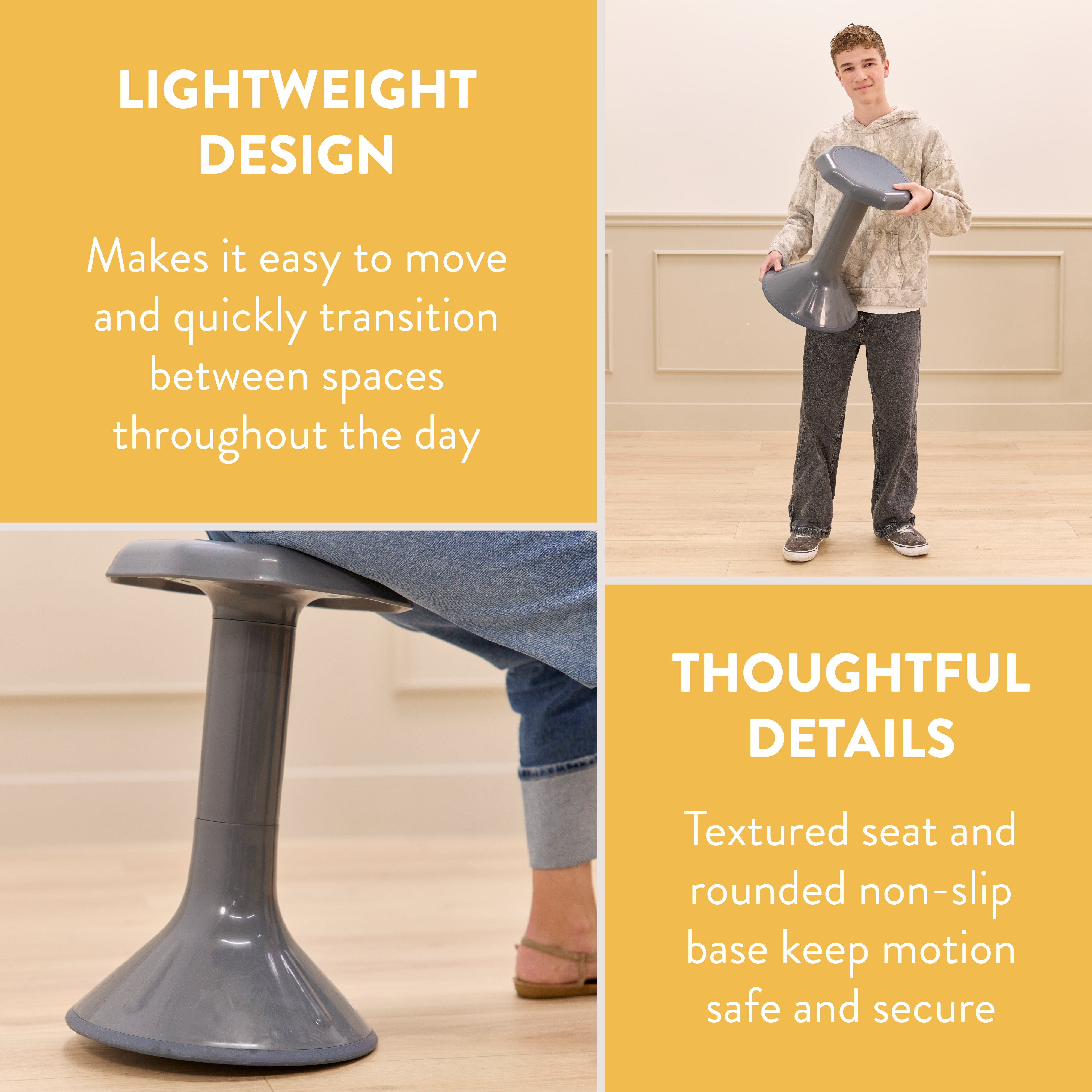 Wobble Sensory Stool, 20in Seat Height