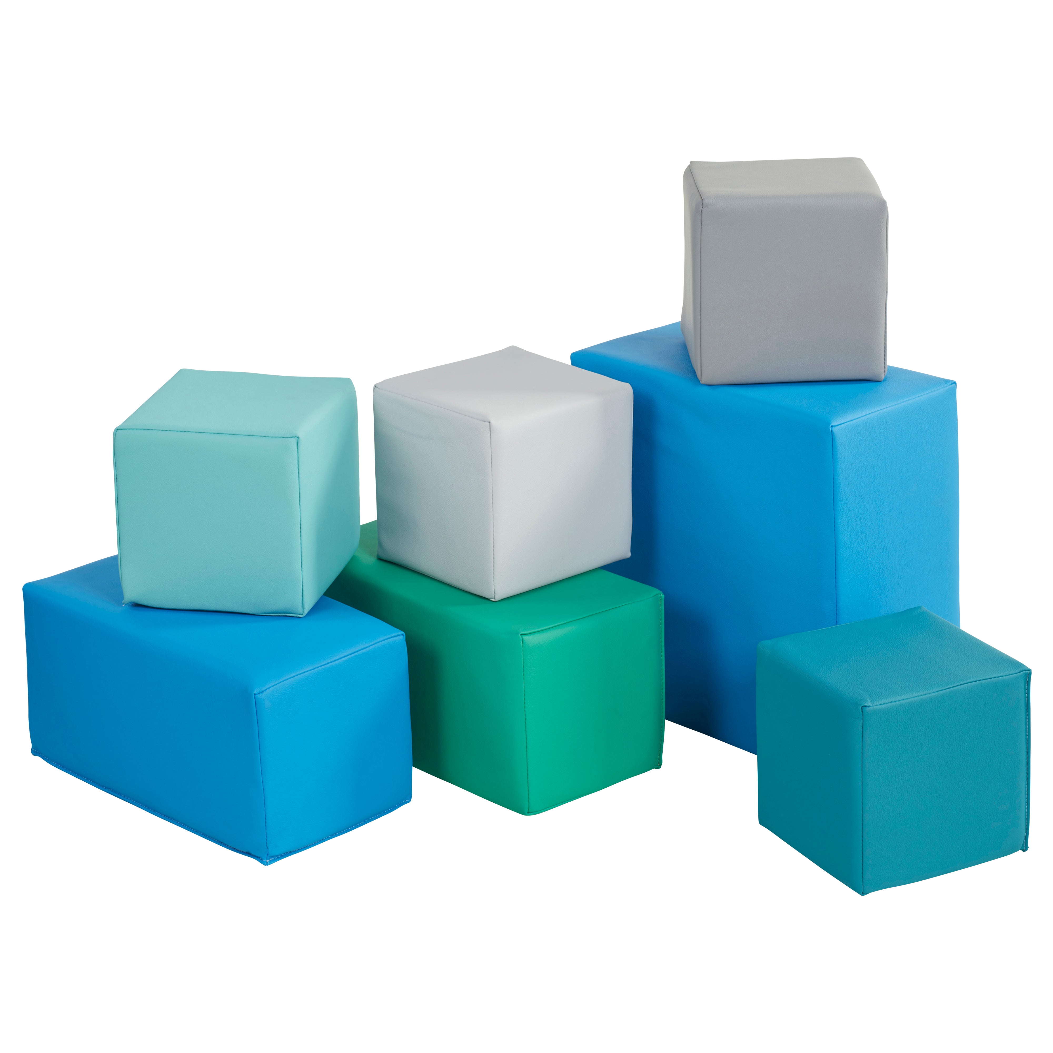 SoftZone Big Foam Building Blocks, 7-Piece