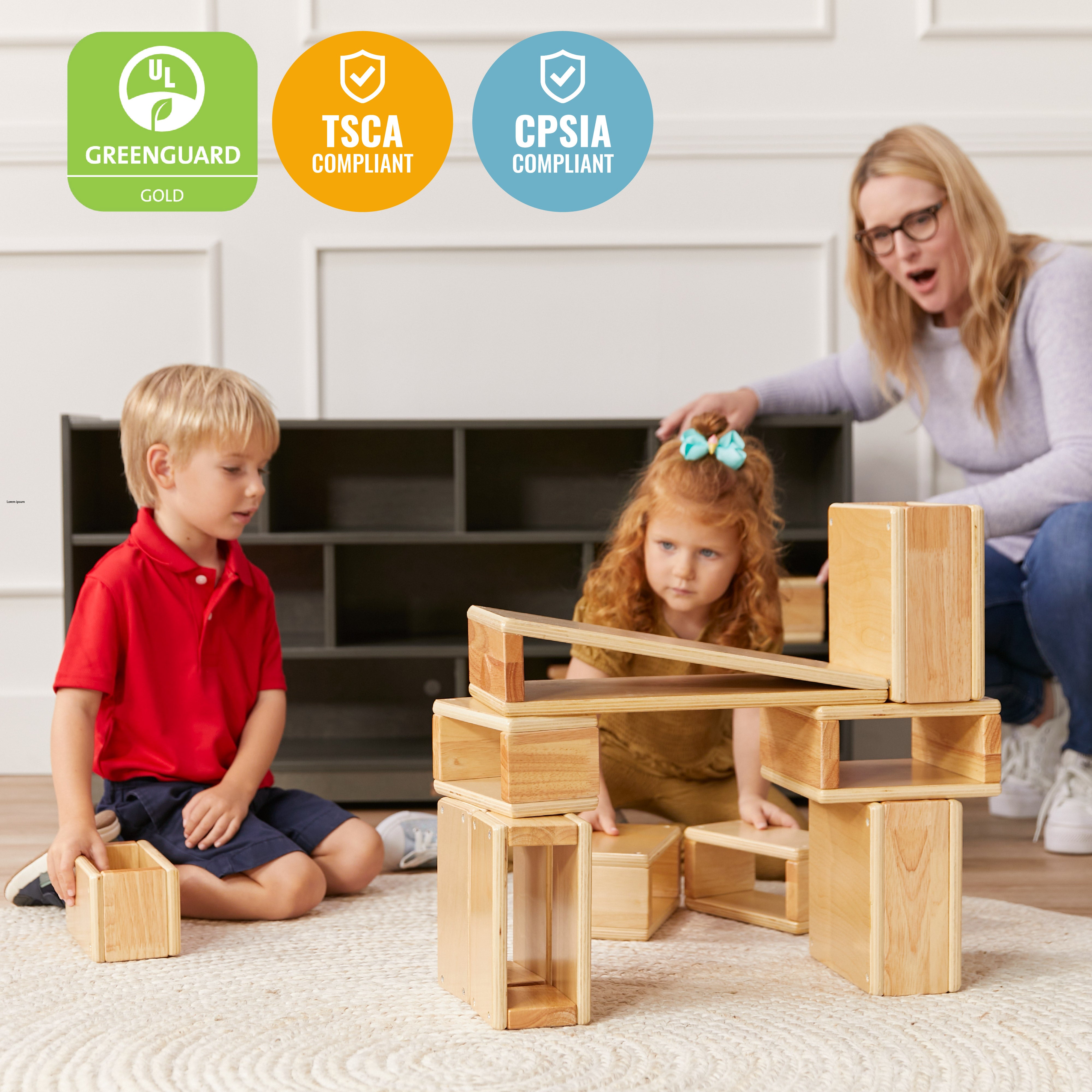 Mobile Block Storage Cart, Large