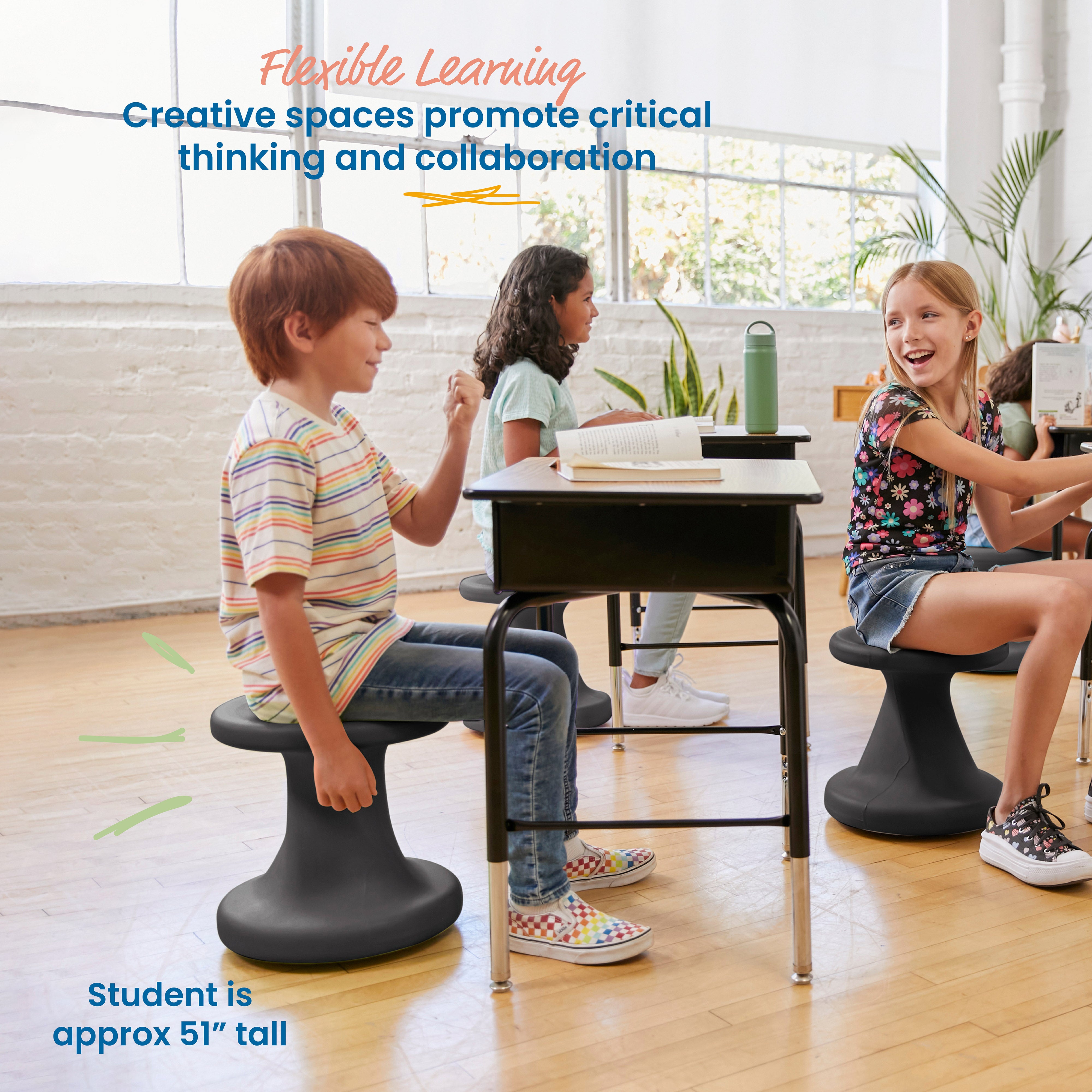 Twist Wobble Stool, 14in Seat Height