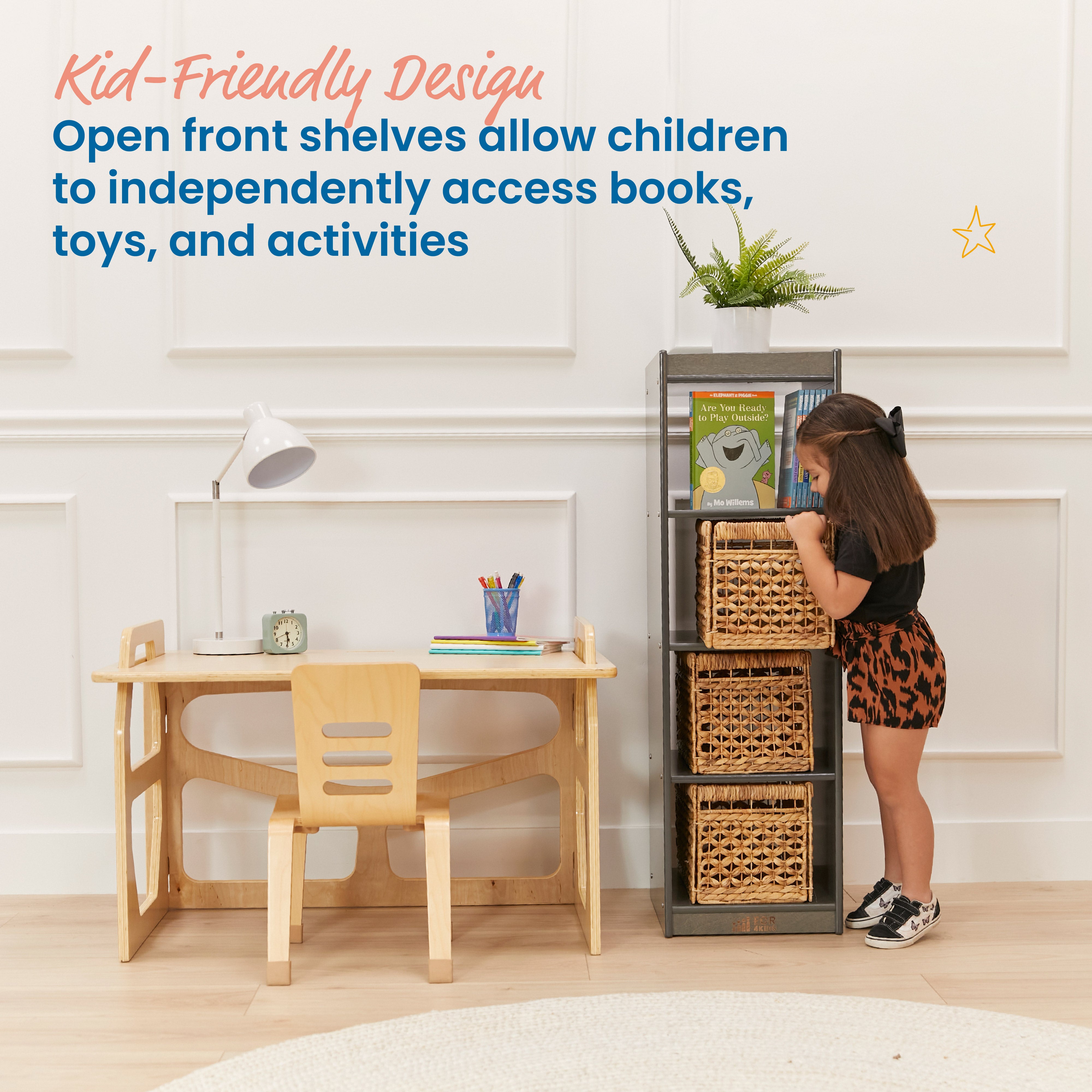 4-Cube Vertical Storage Cabinet