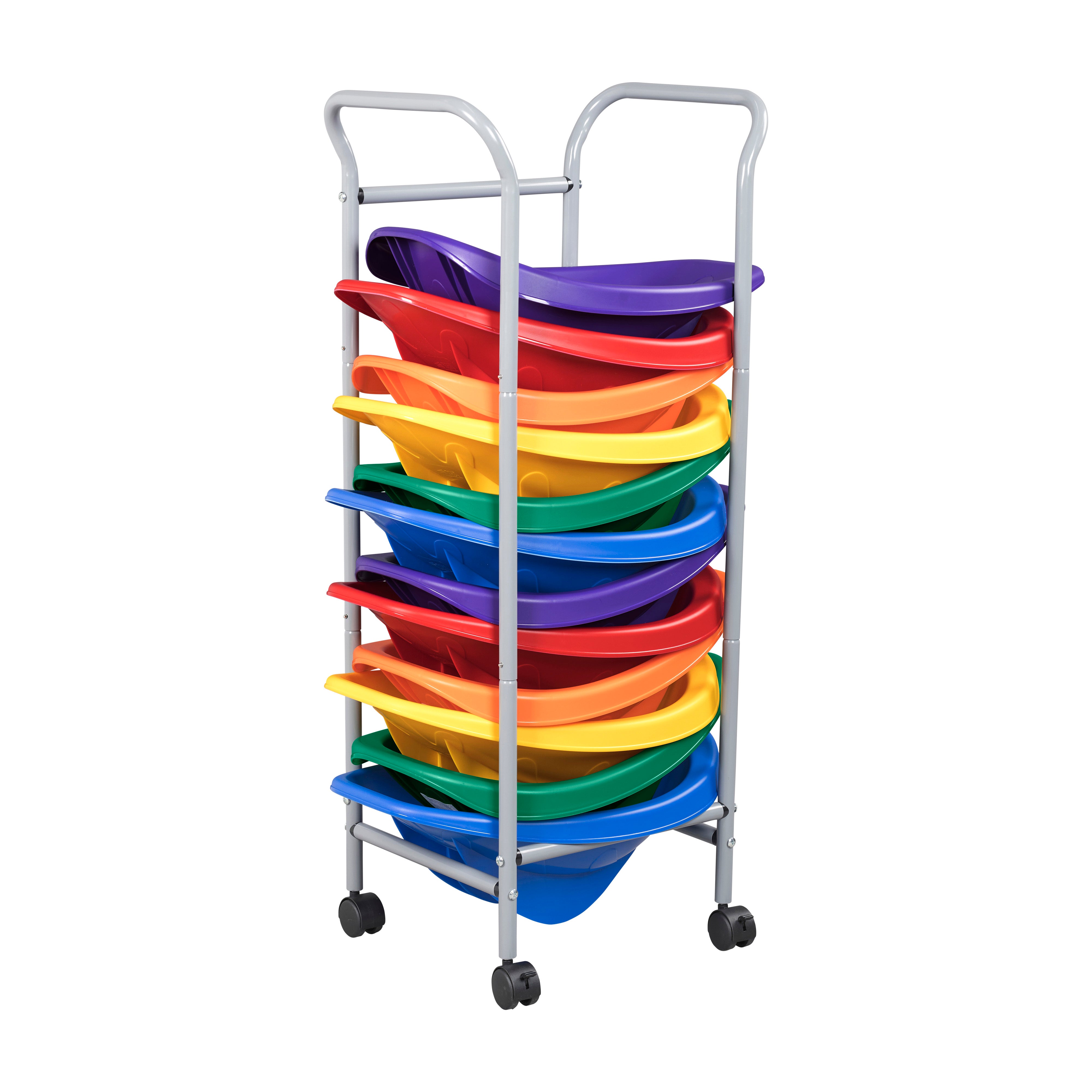 Mobile Leaf Seat Cart with 12 Leaf Floor Seats, Flexible Seating