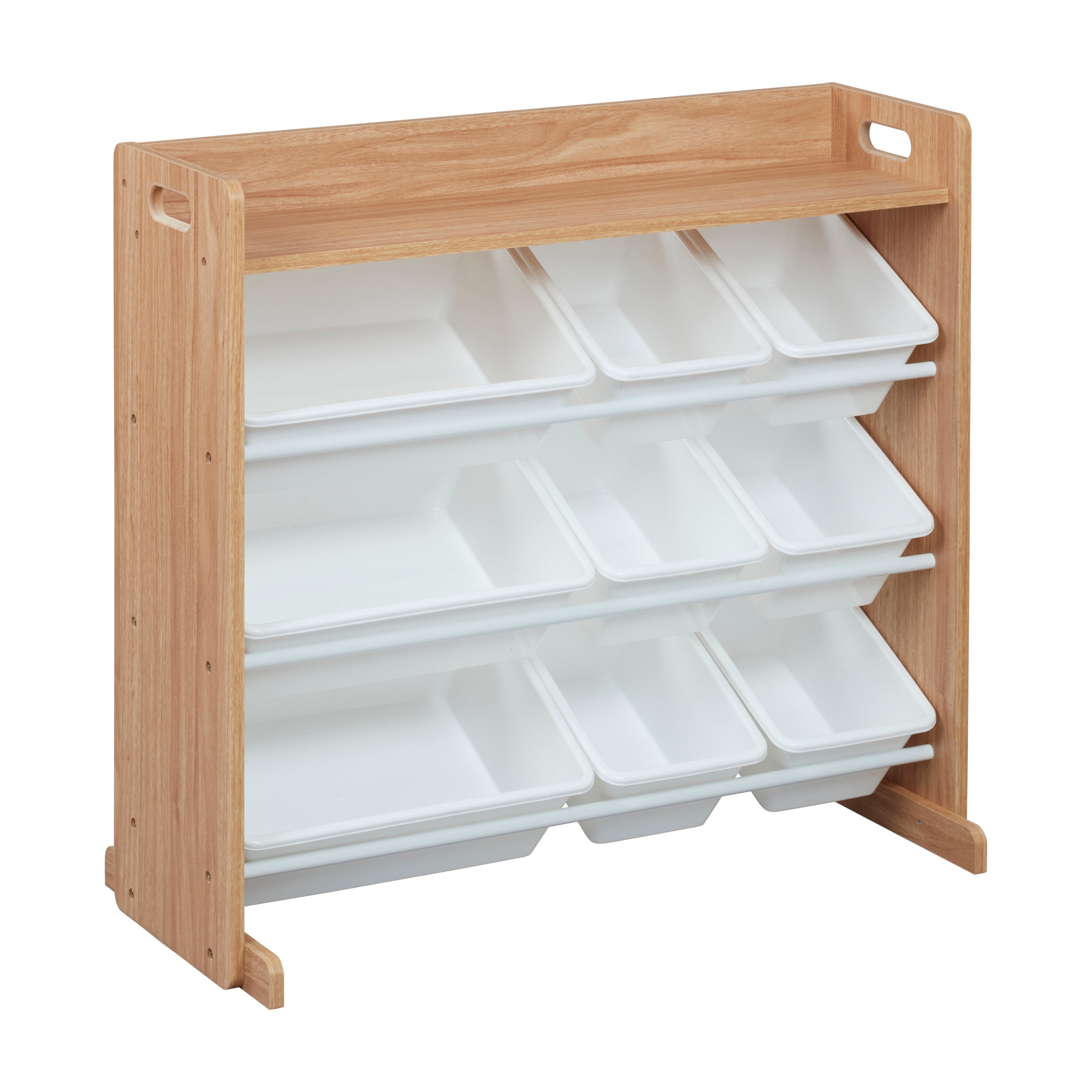 3-Tier Organizer with Shelf and 9 Bins
