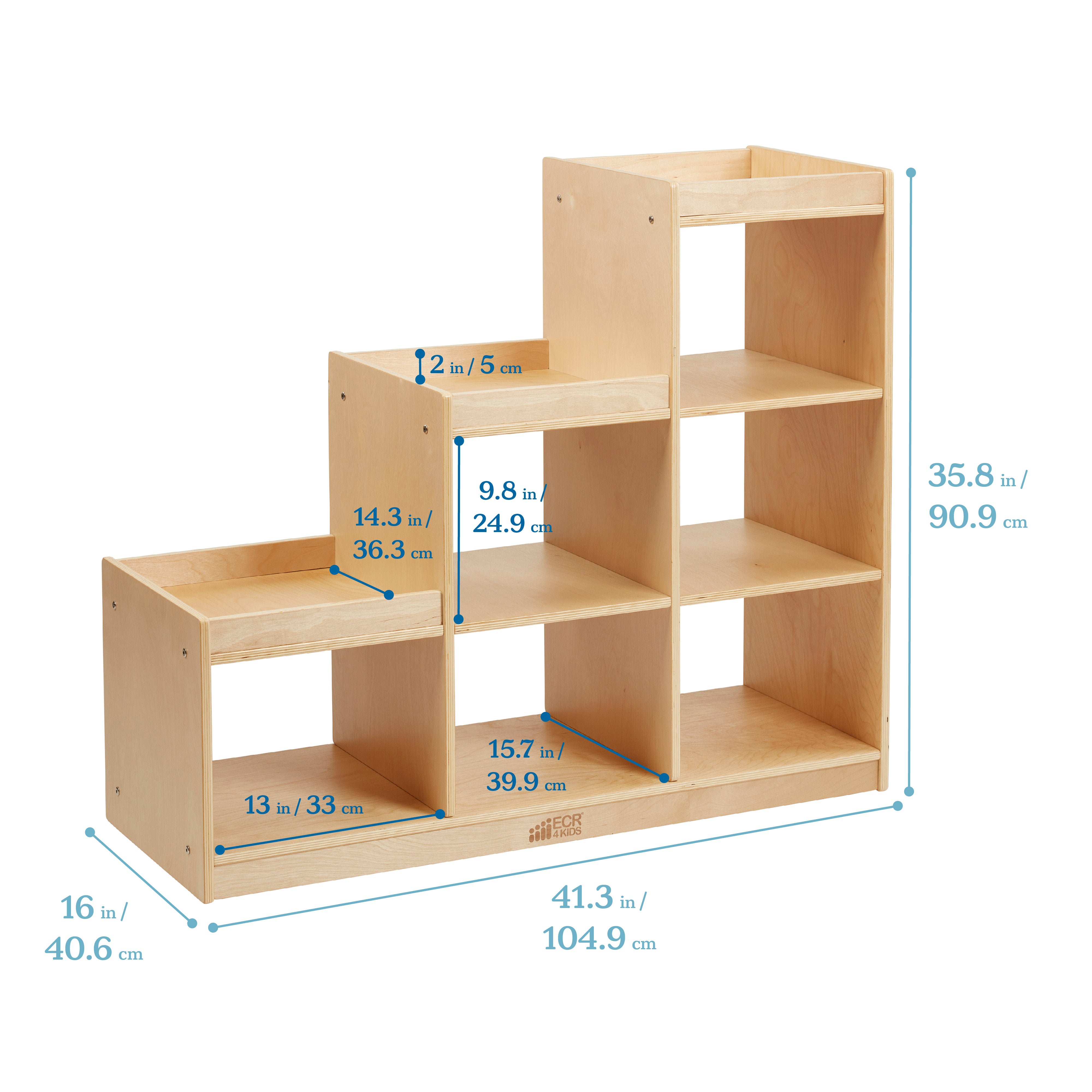 3-2-1 Cube Storage Cabinet, Kids Furniture