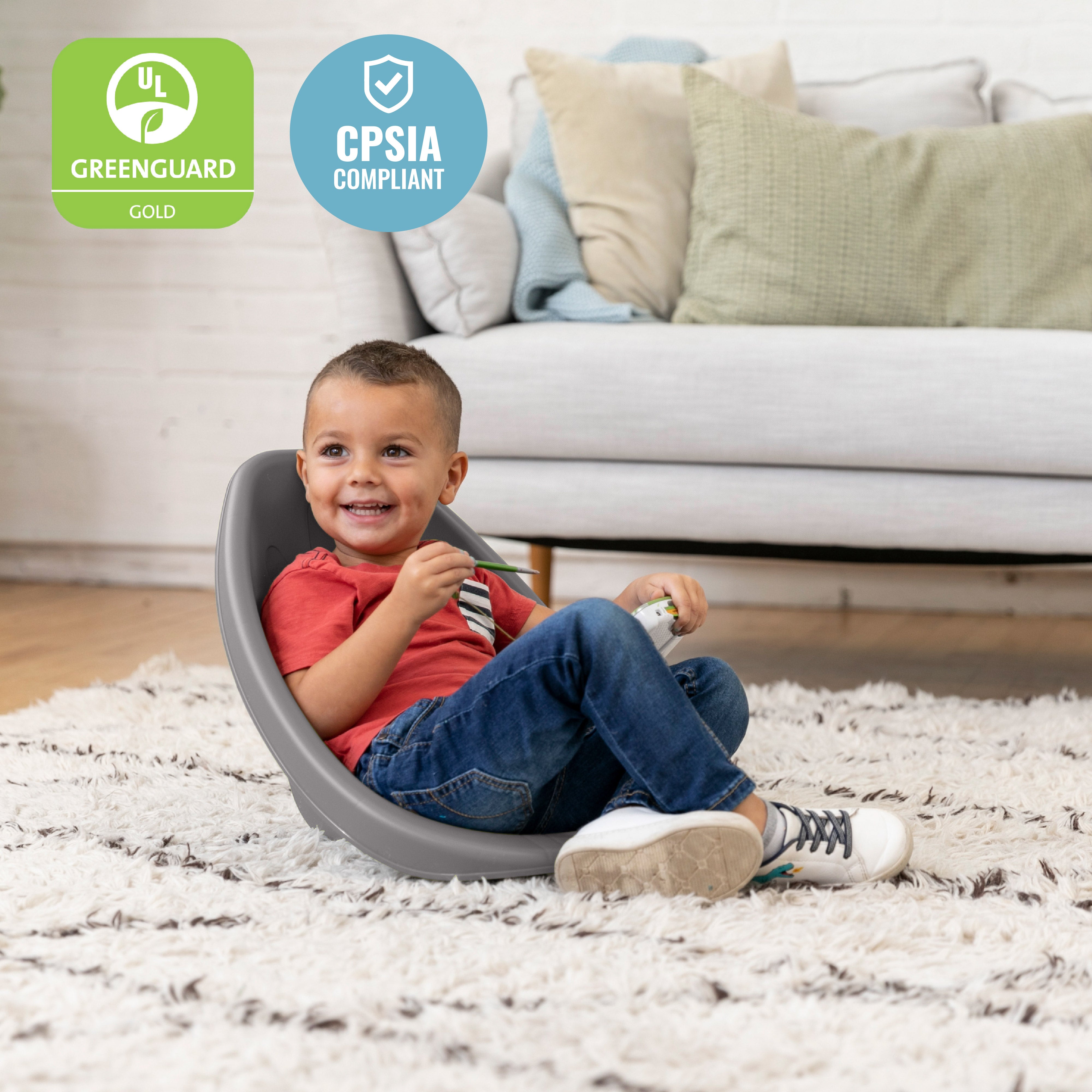 Leaf Scoop Floor Seat, 6-Piece