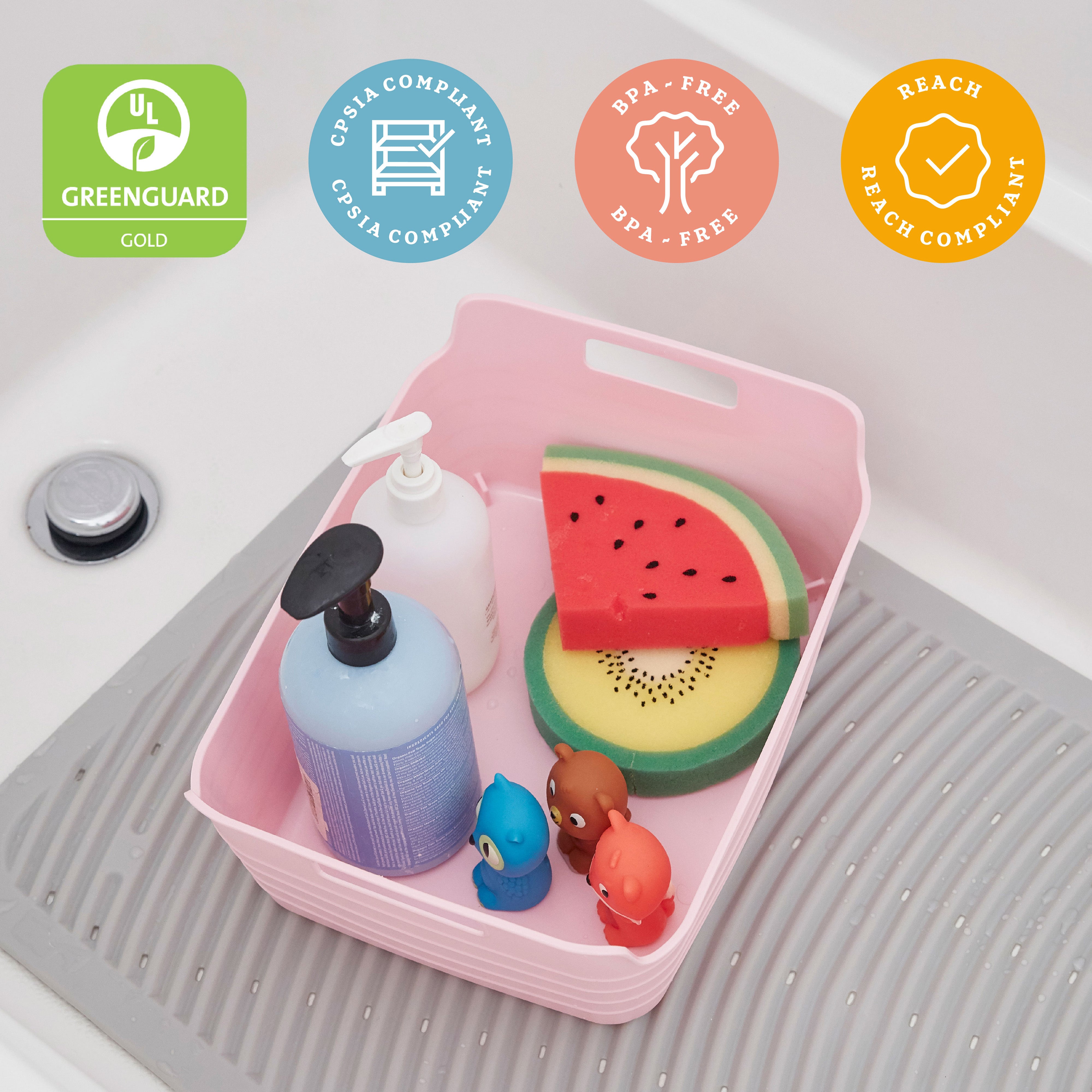 Bendi-Bins with Handles, 13in x 10in, 6-Piece