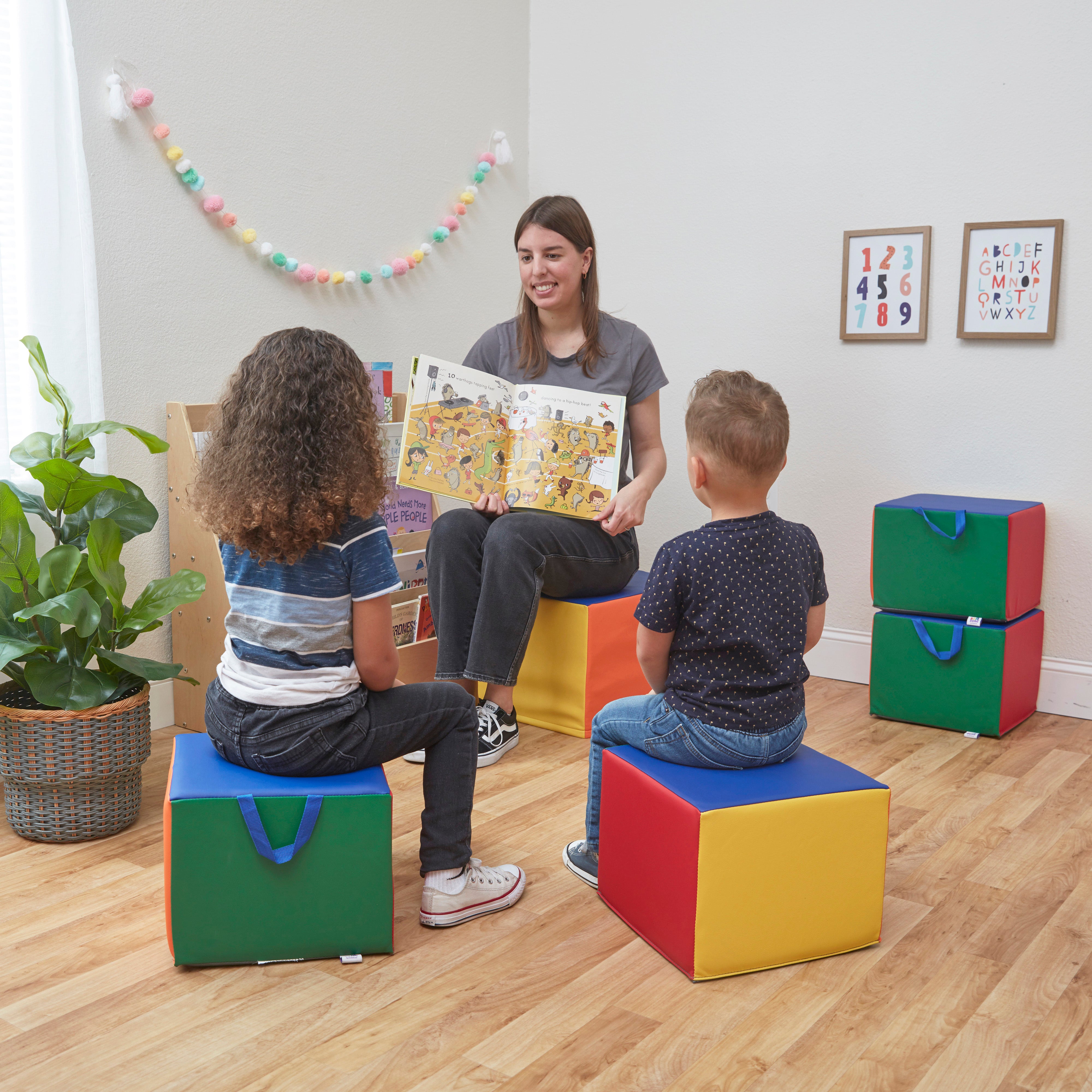 Cozy Cube with Handle Seating Set, 5-Piece