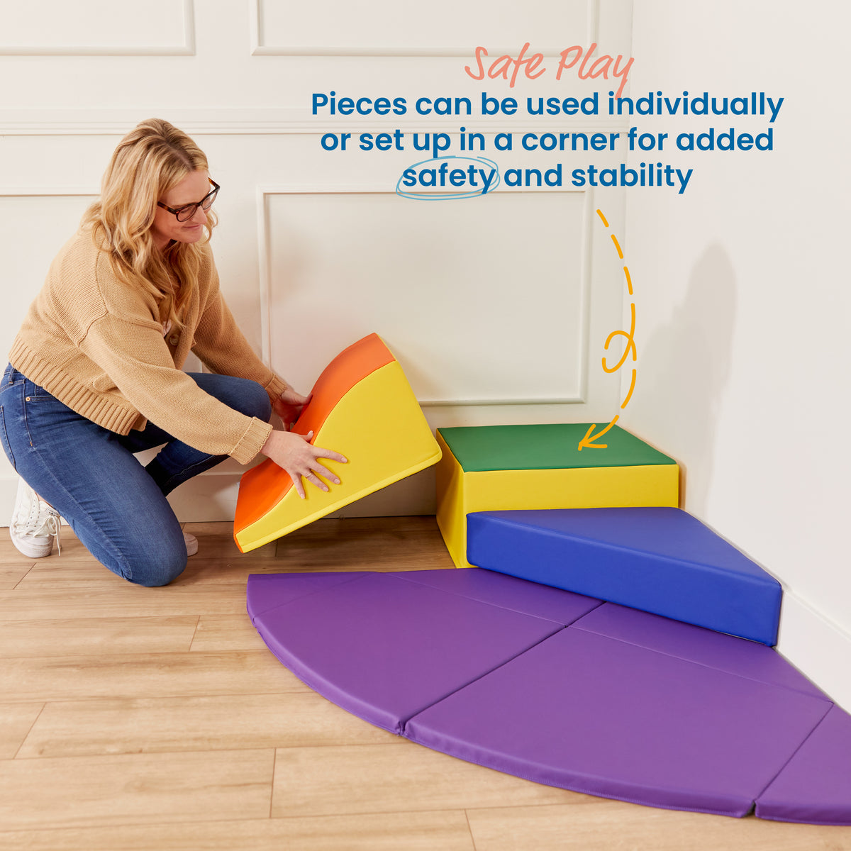 Adventurer's Summit Slide Corner Climber, 4-Piece