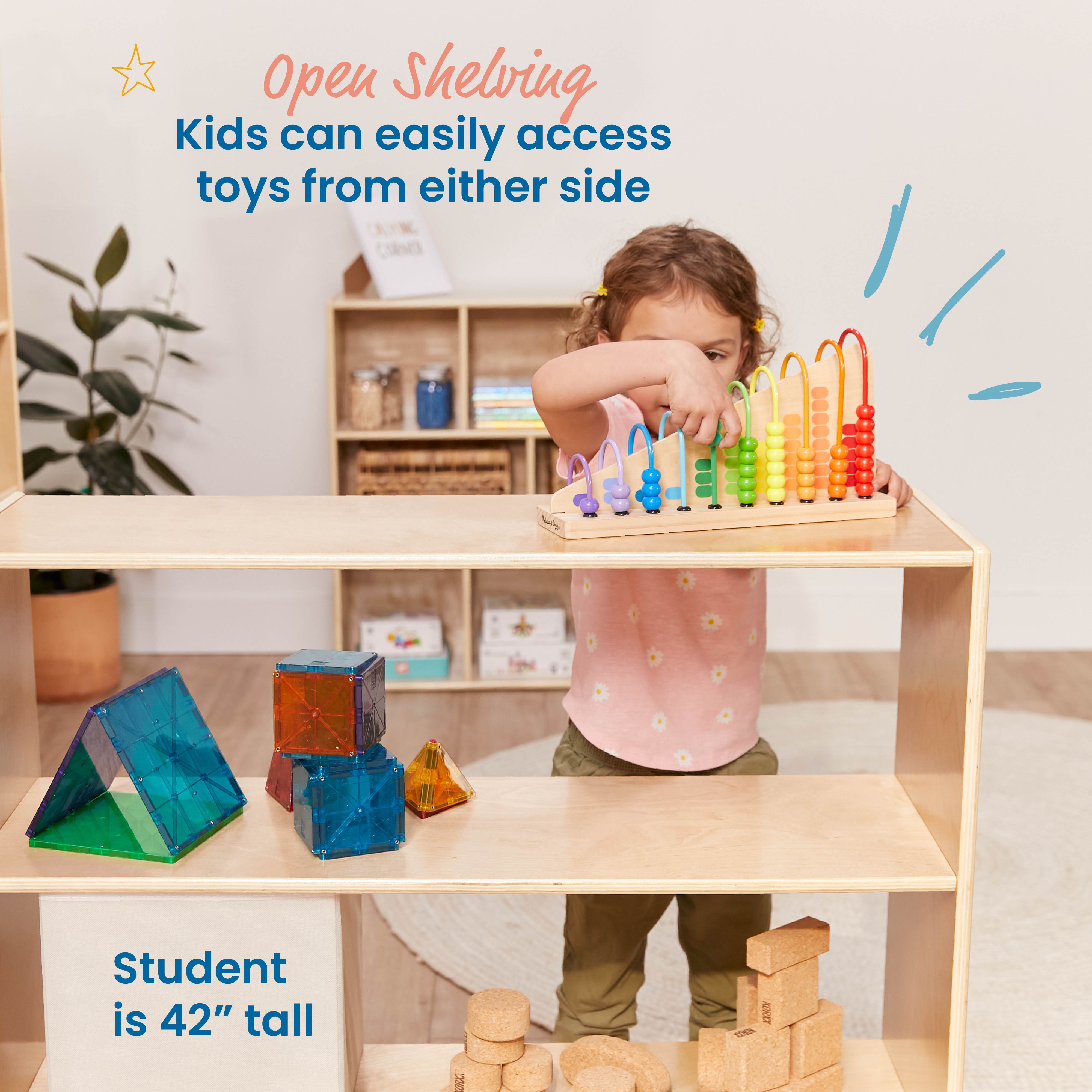 Streamline 3-Shelf Storage Cabinet, 36in High