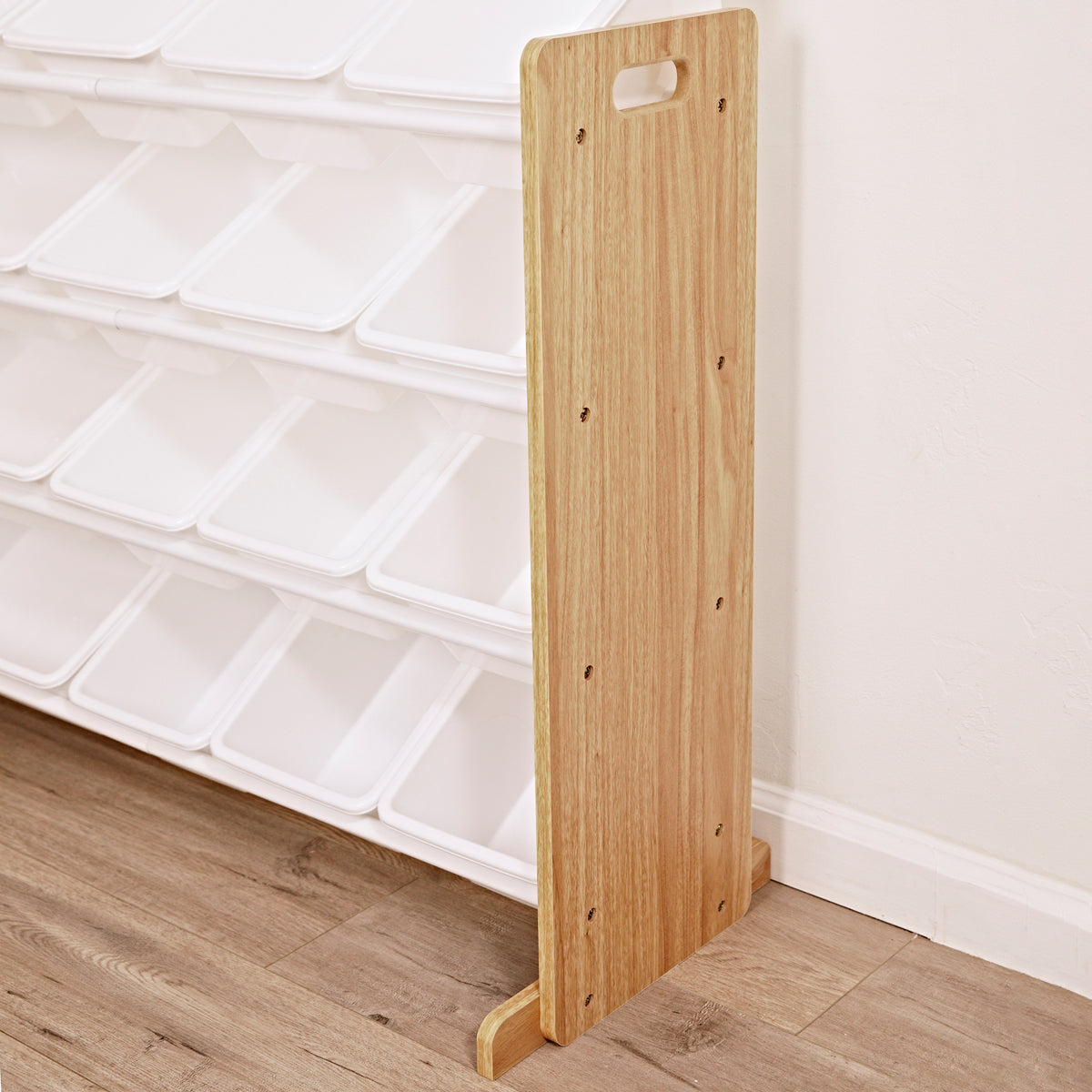 4-Tier Organizer with 20 Removable Plastic Bins, 4x5