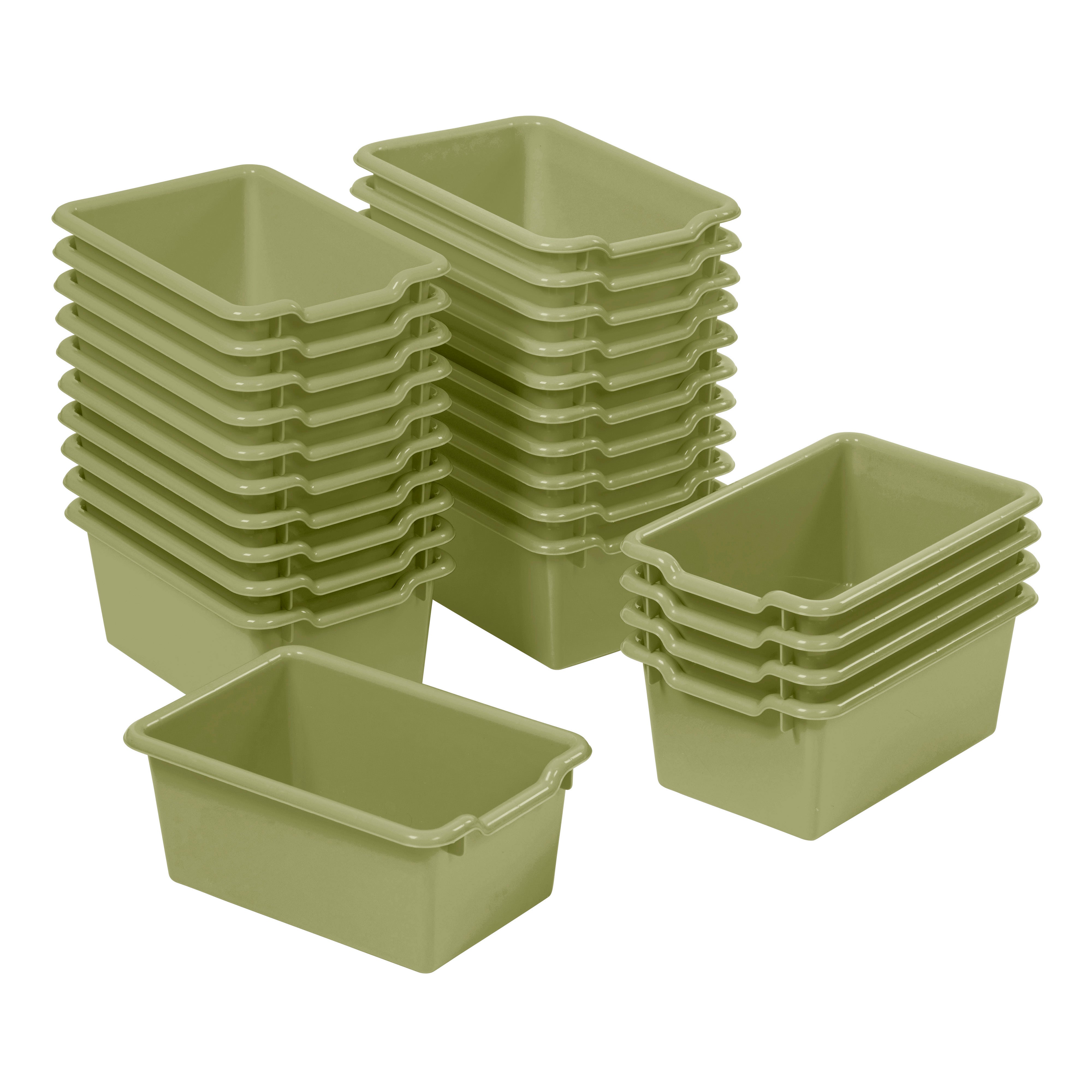 Scoop Front Storage Bins, 25-Piece