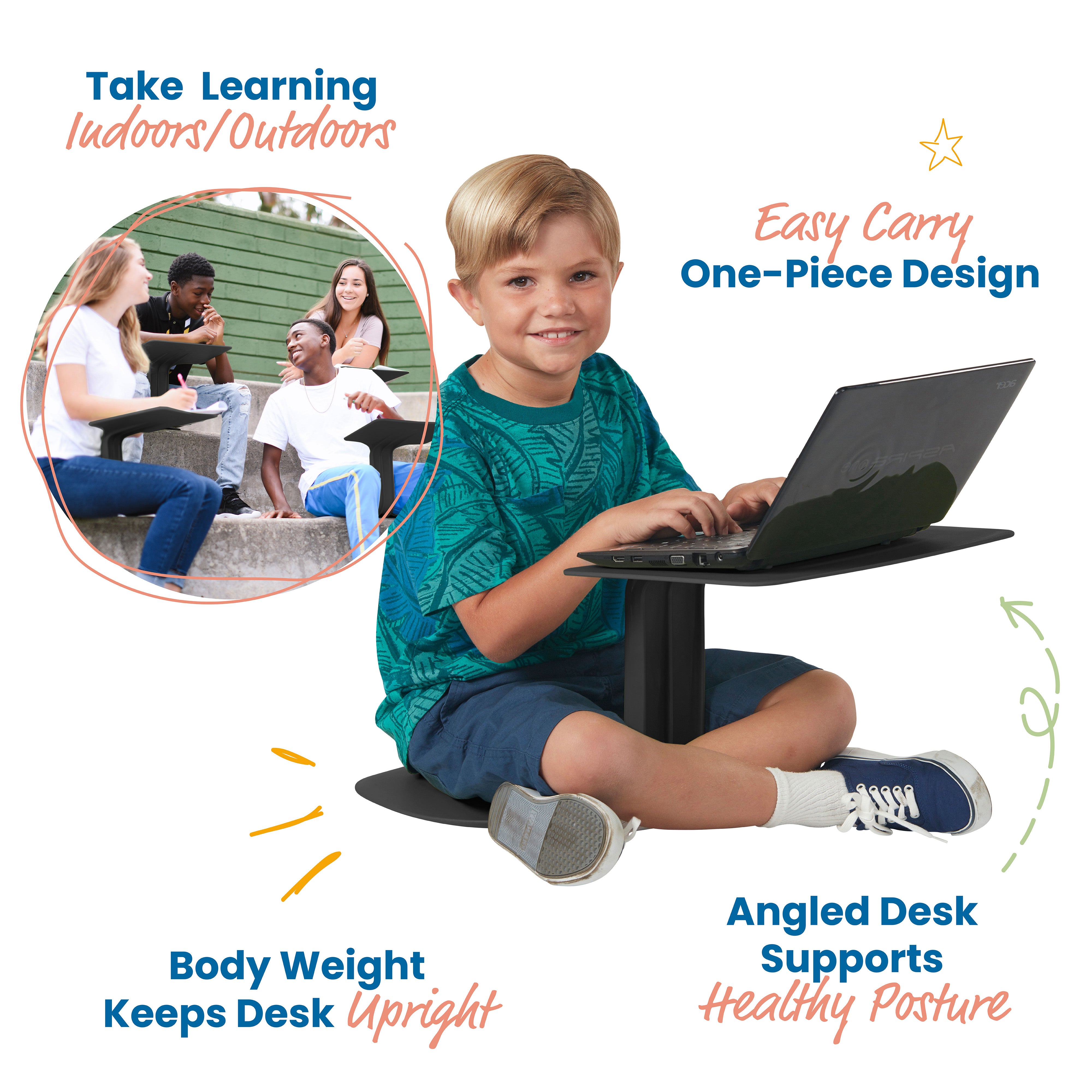 The Surf Portable Lap Desk, 10-Pack