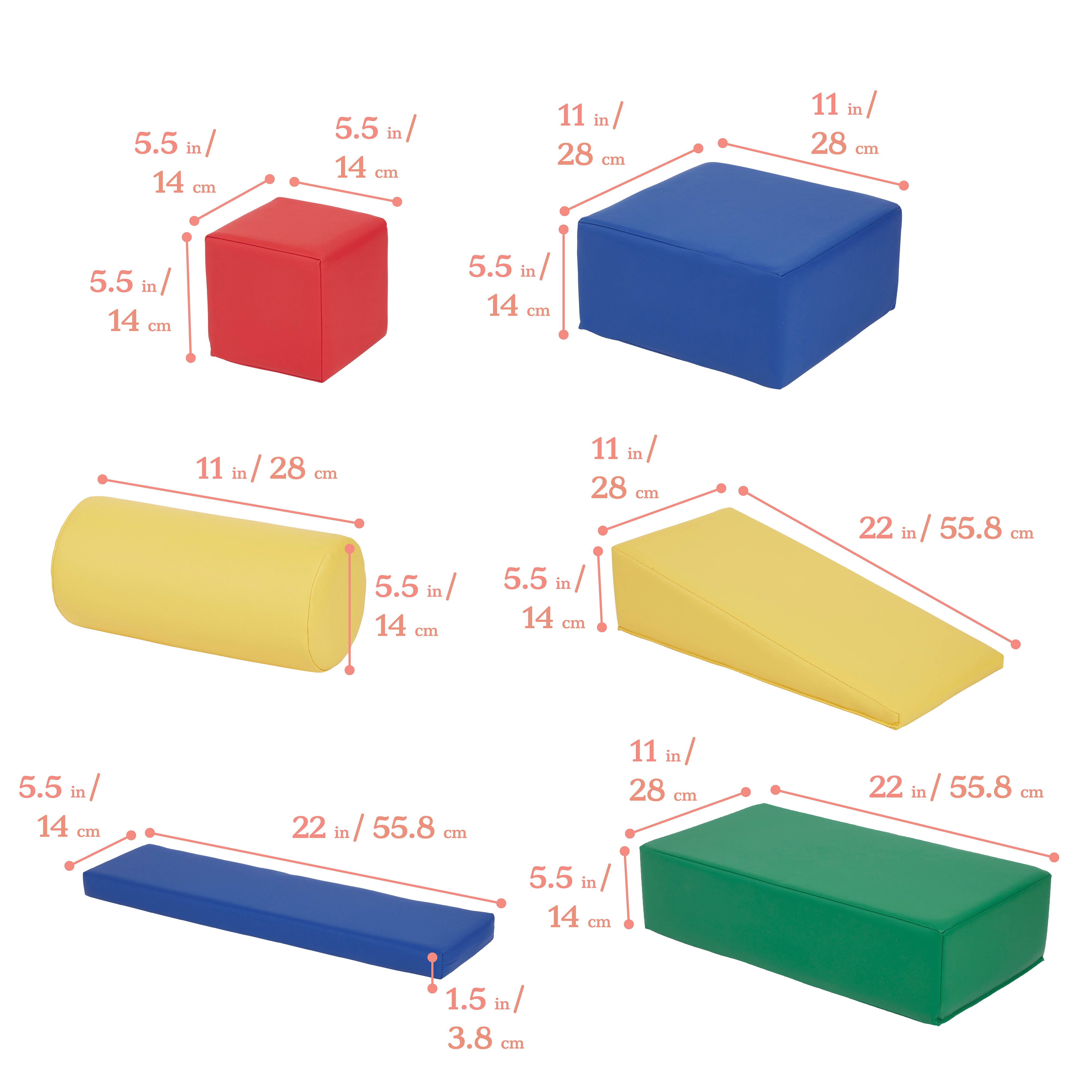 SoftZone Soft Builder Blocks, 16-Piece