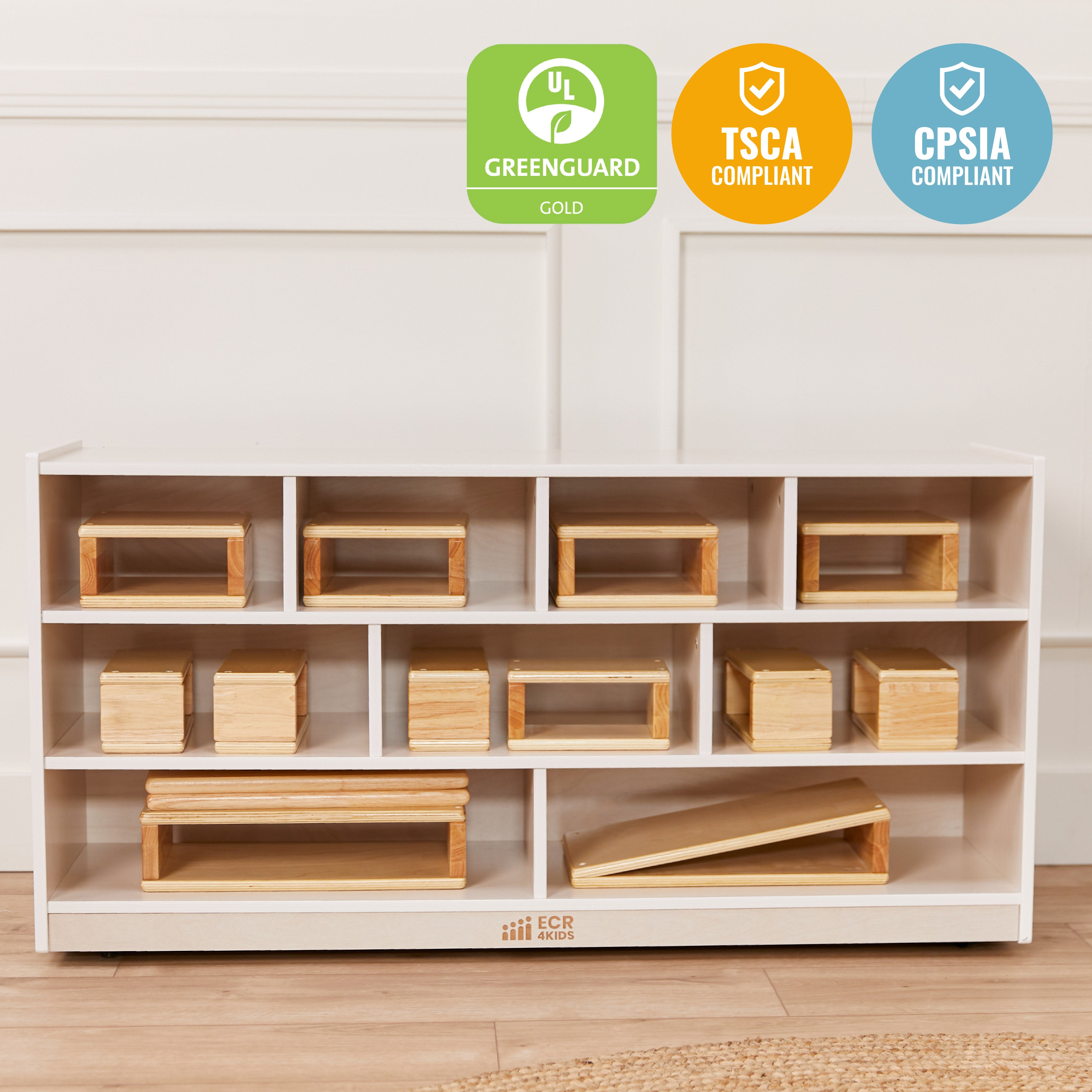 Mobile Block Storage Cart, Large