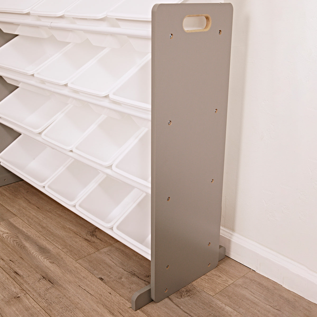 4-Tier Organizer with 20 Removable Plastic Bins, 4x5