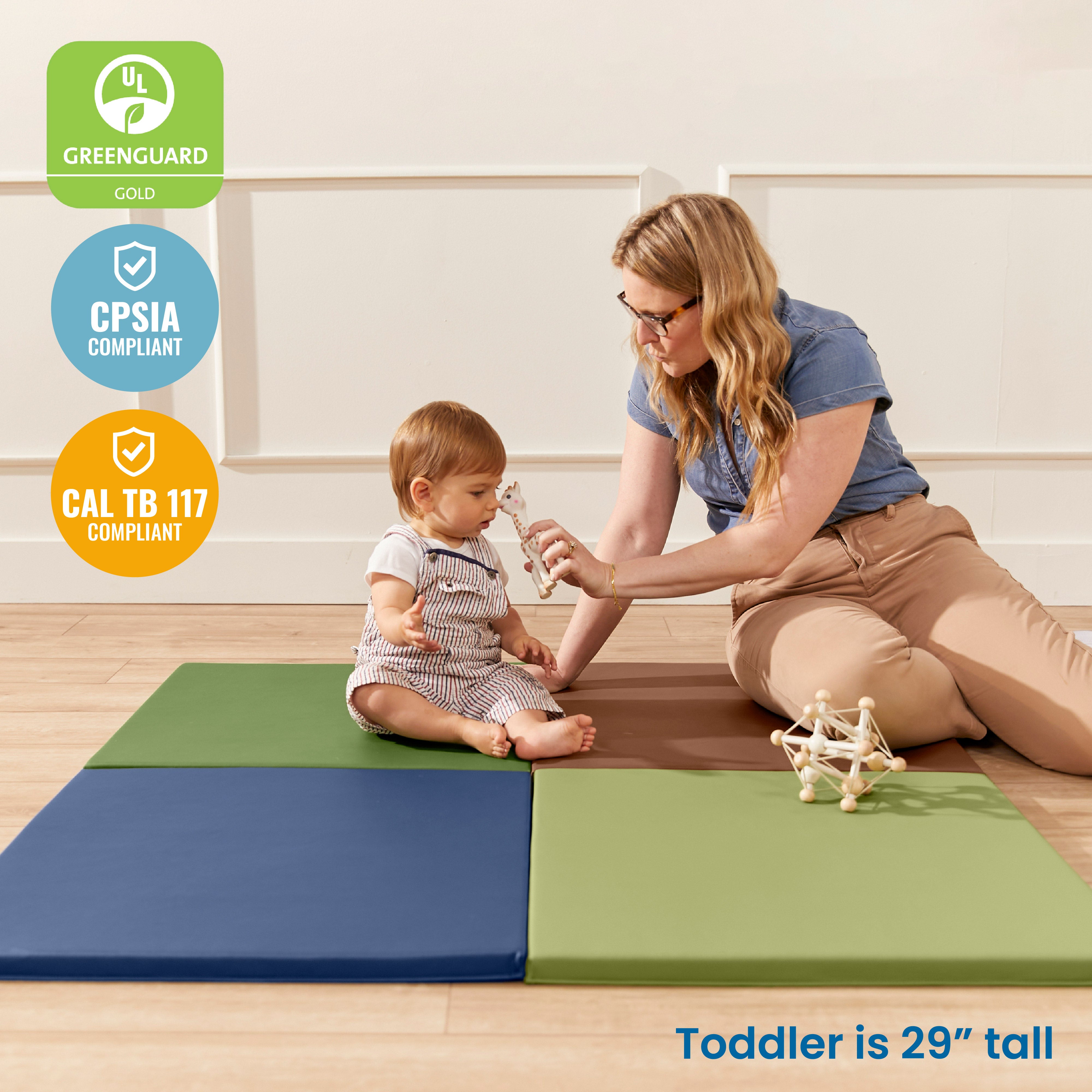 Play Patch Activity Mat and Toy Bins, 6-Piece