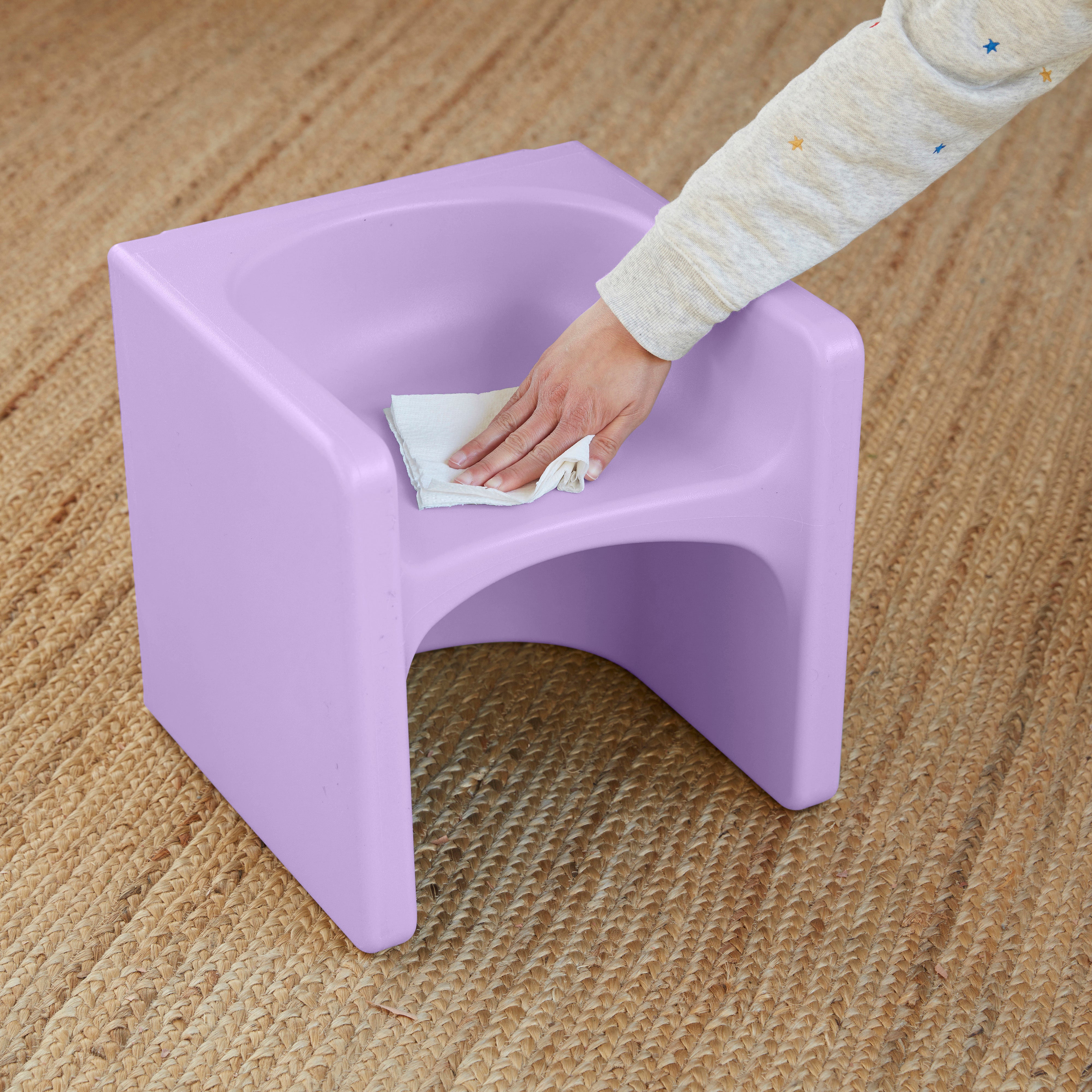 Tri-Me Table and Cube Chair Set, 3-Piece