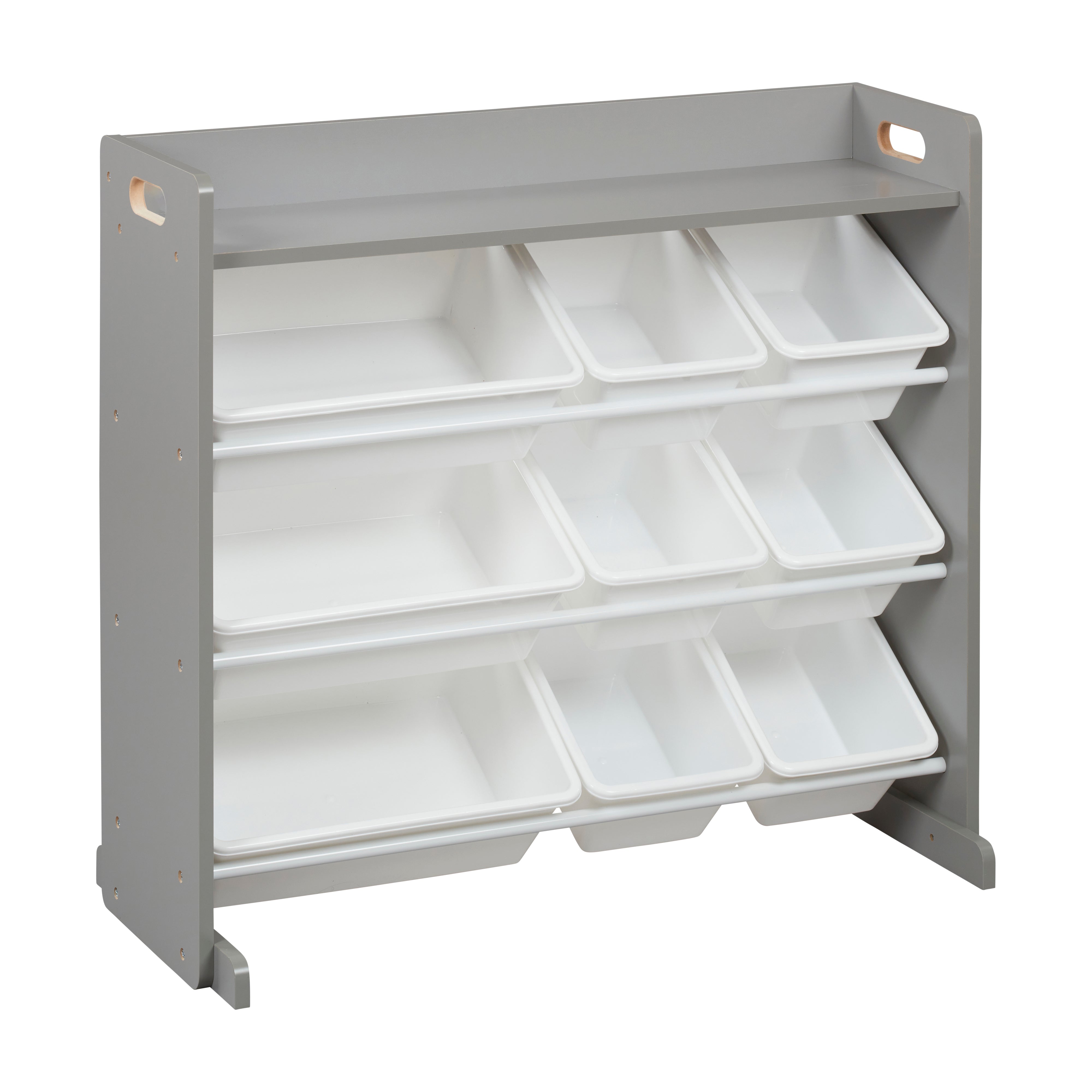 3-Tier Organizer with Shelf and 9 Bins