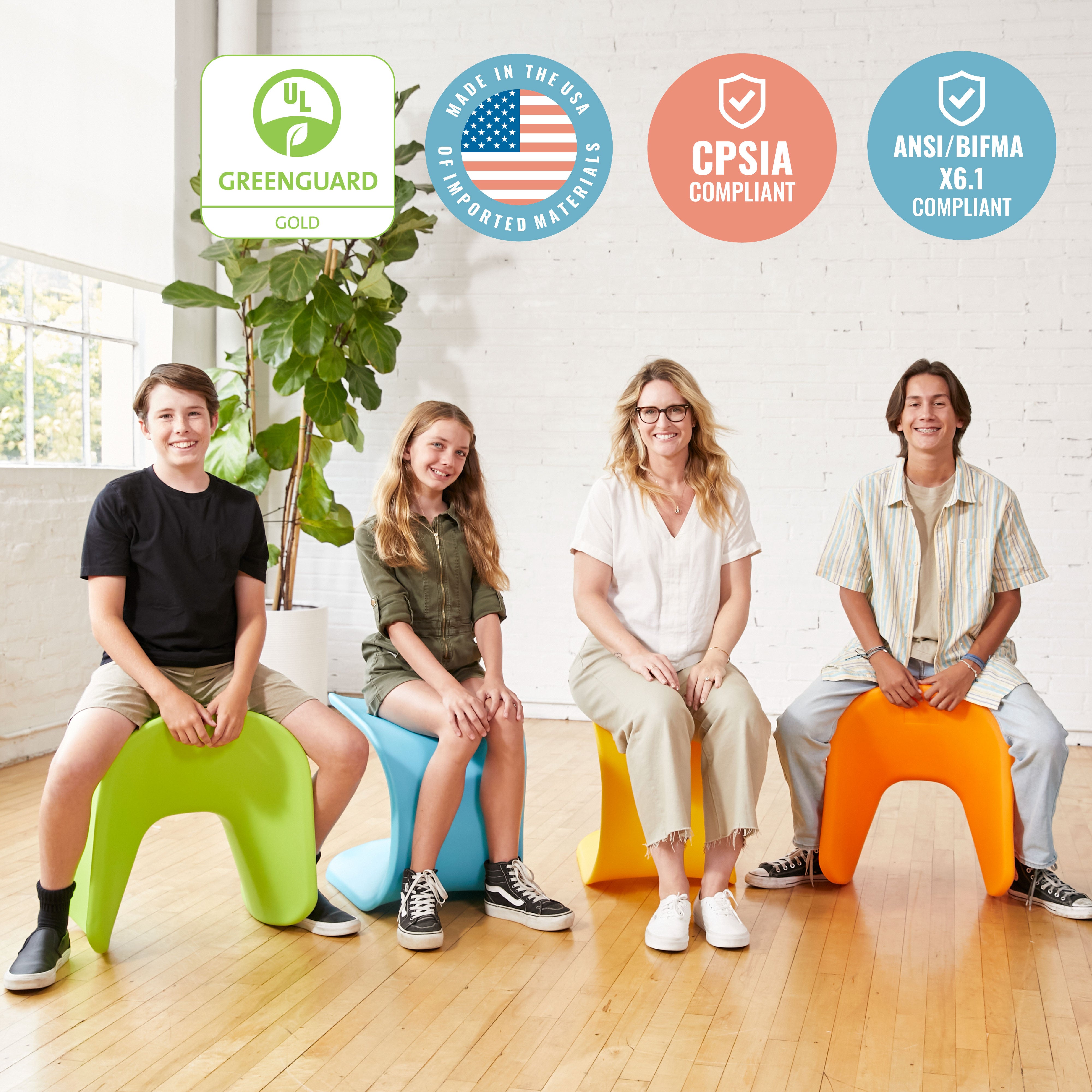 Wave Seat, 18in - 19.6in Seat Height