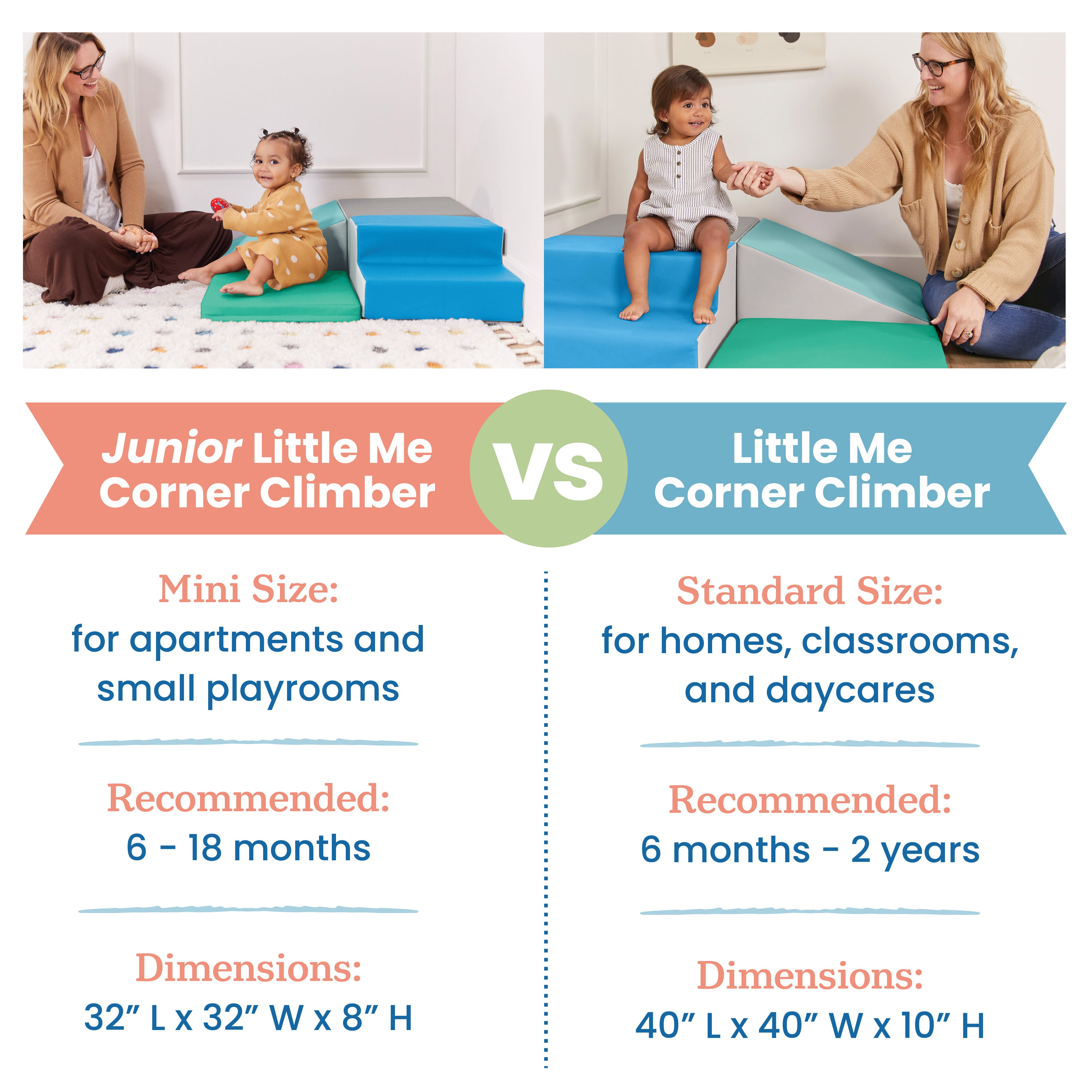 Junior Little Me Corner Climber, 4-Piece