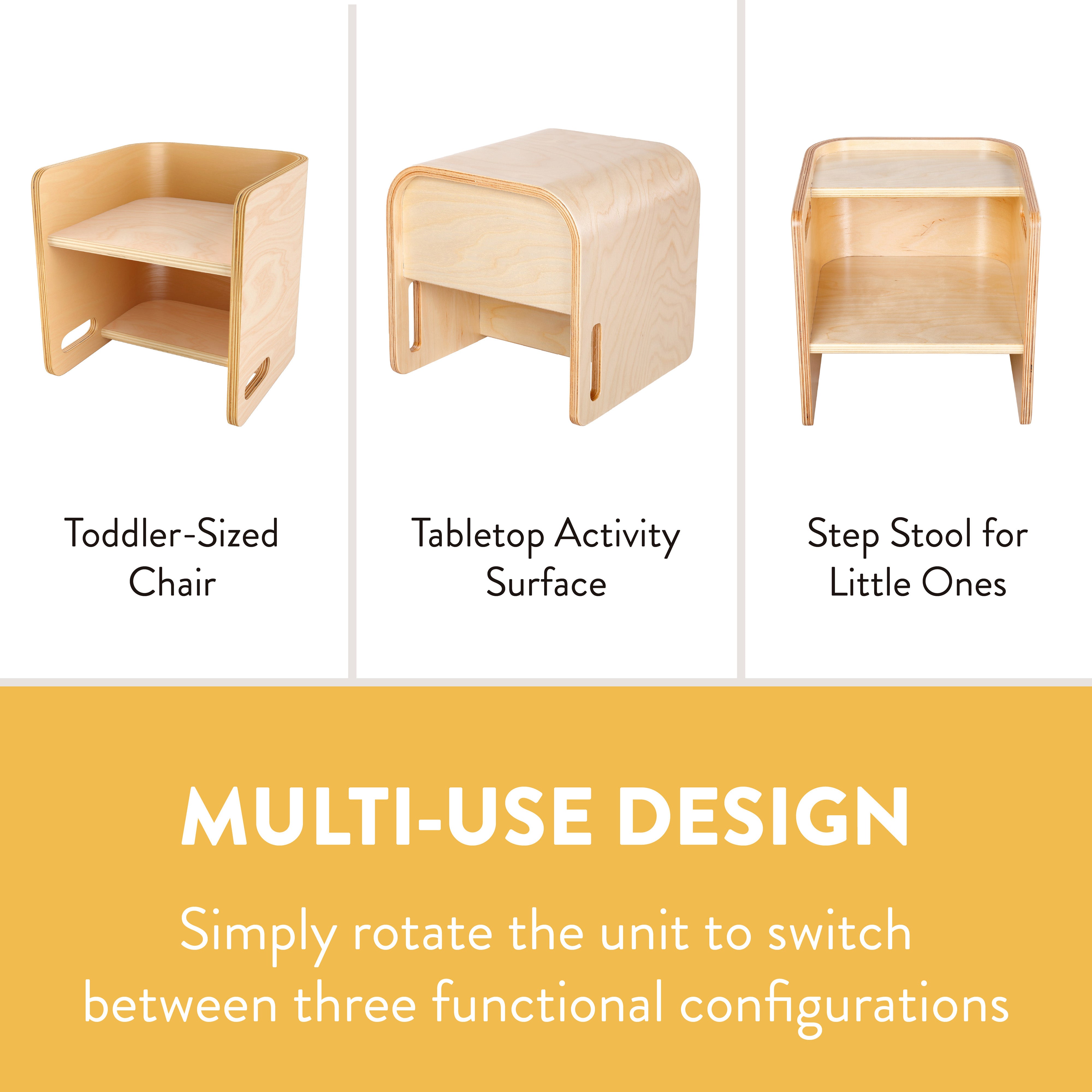 Bentwood ConvertiCube Toddler Chair and Table