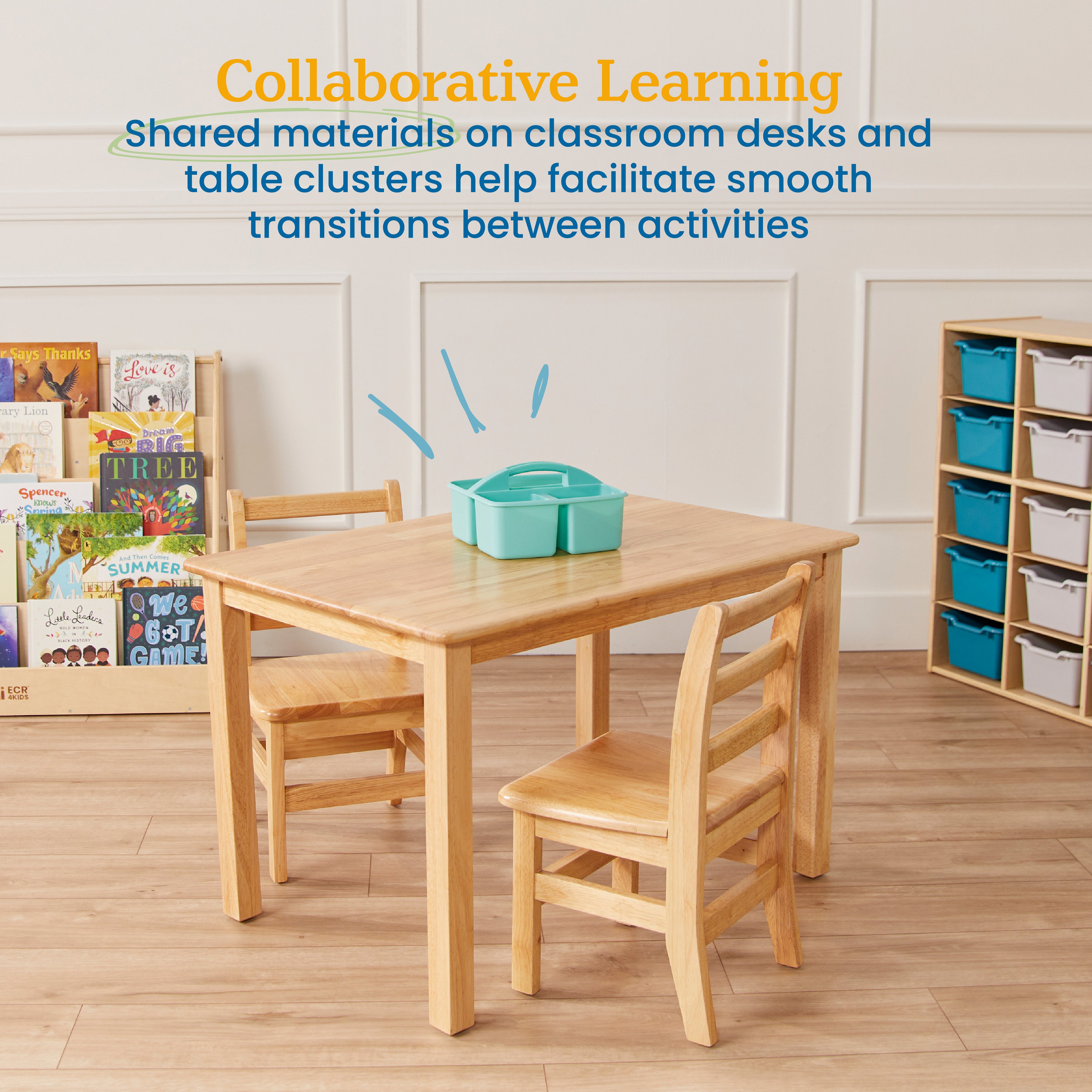 3-Compartment Storage Caddy, 6-Pack